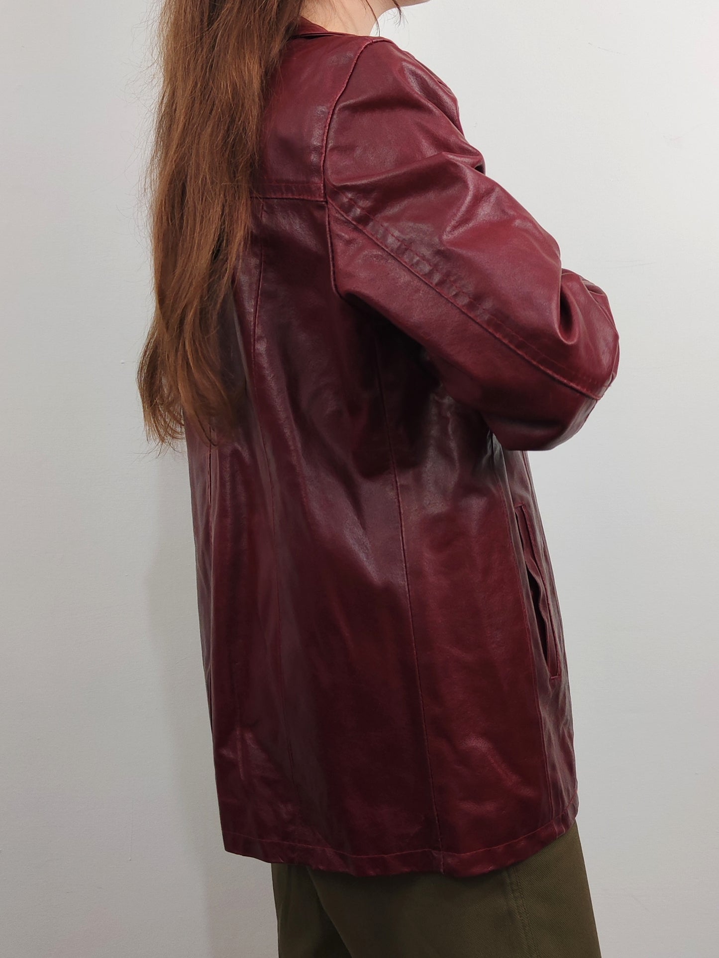 Vintage Leather Blazer