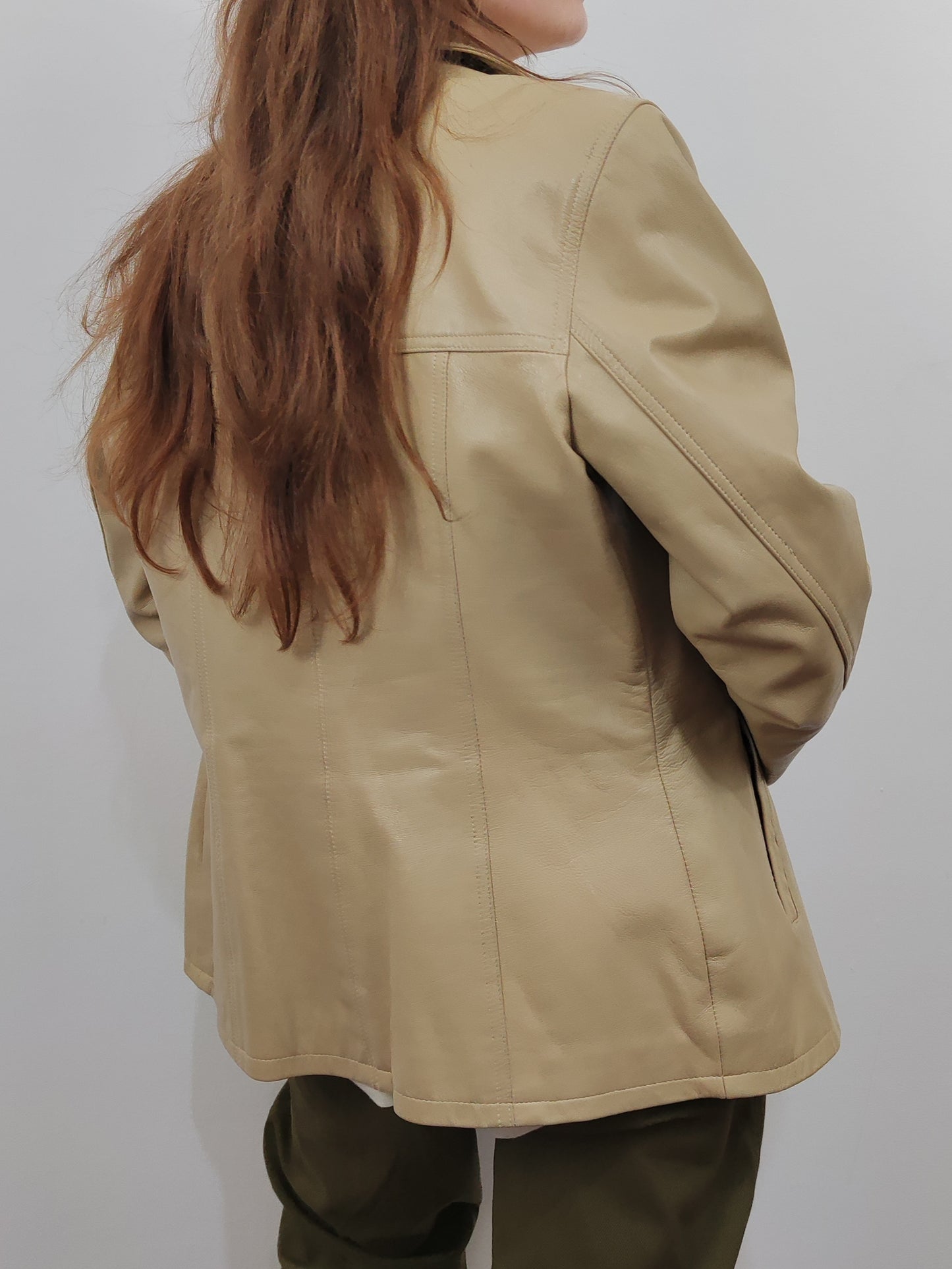 Vintage Leather Blazer