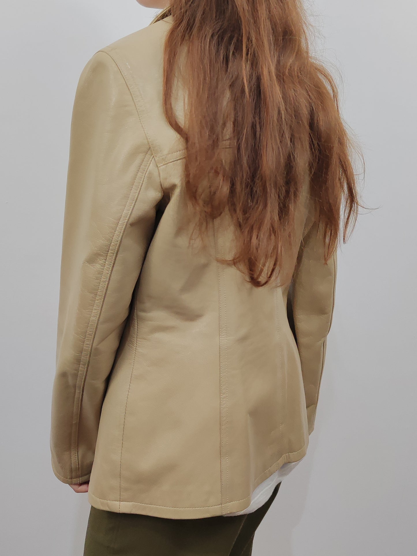 Vintage Leather Blazer