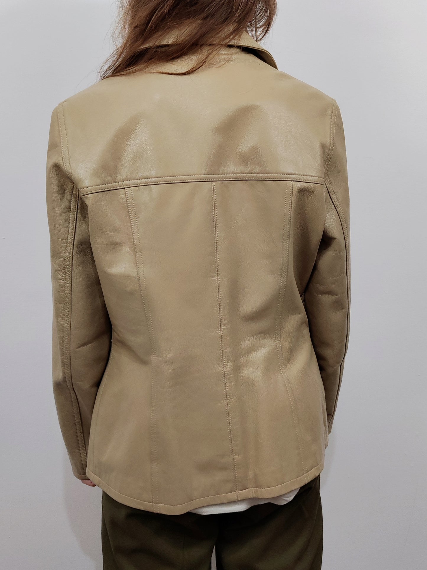 Vintage Leather Blazer