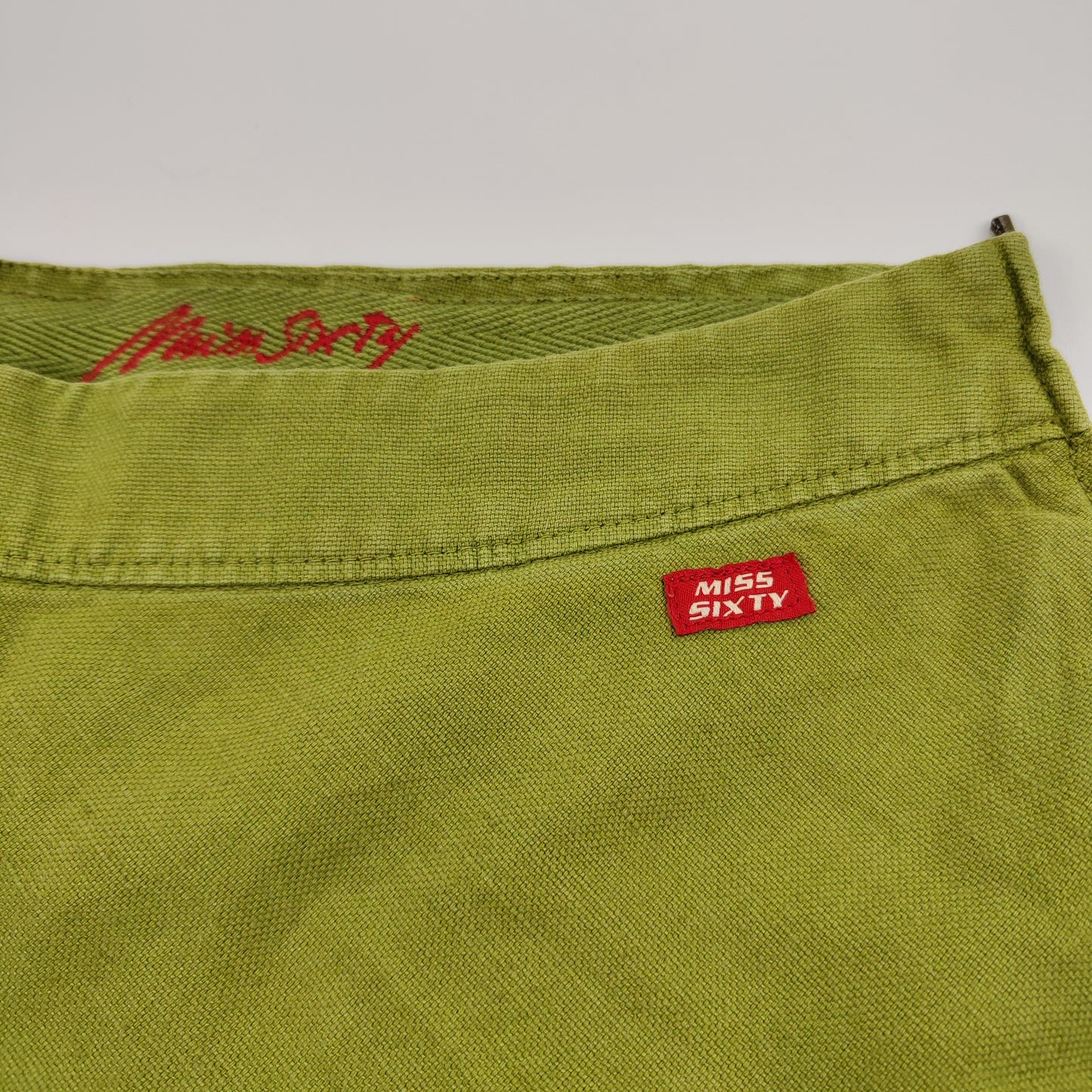Miss Sixty Linen and Cotton Skirt