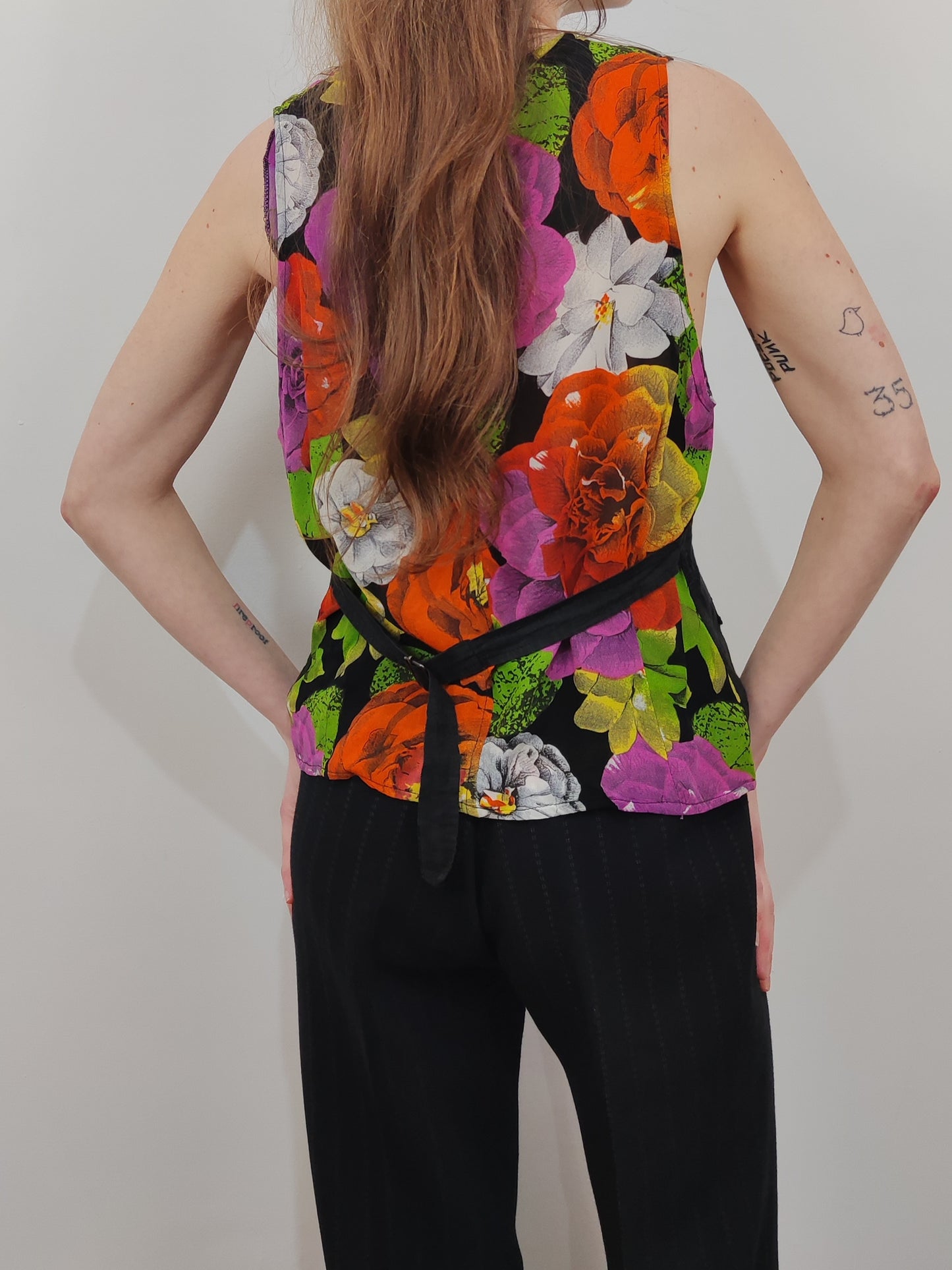 Linen Blend Vintage Vest