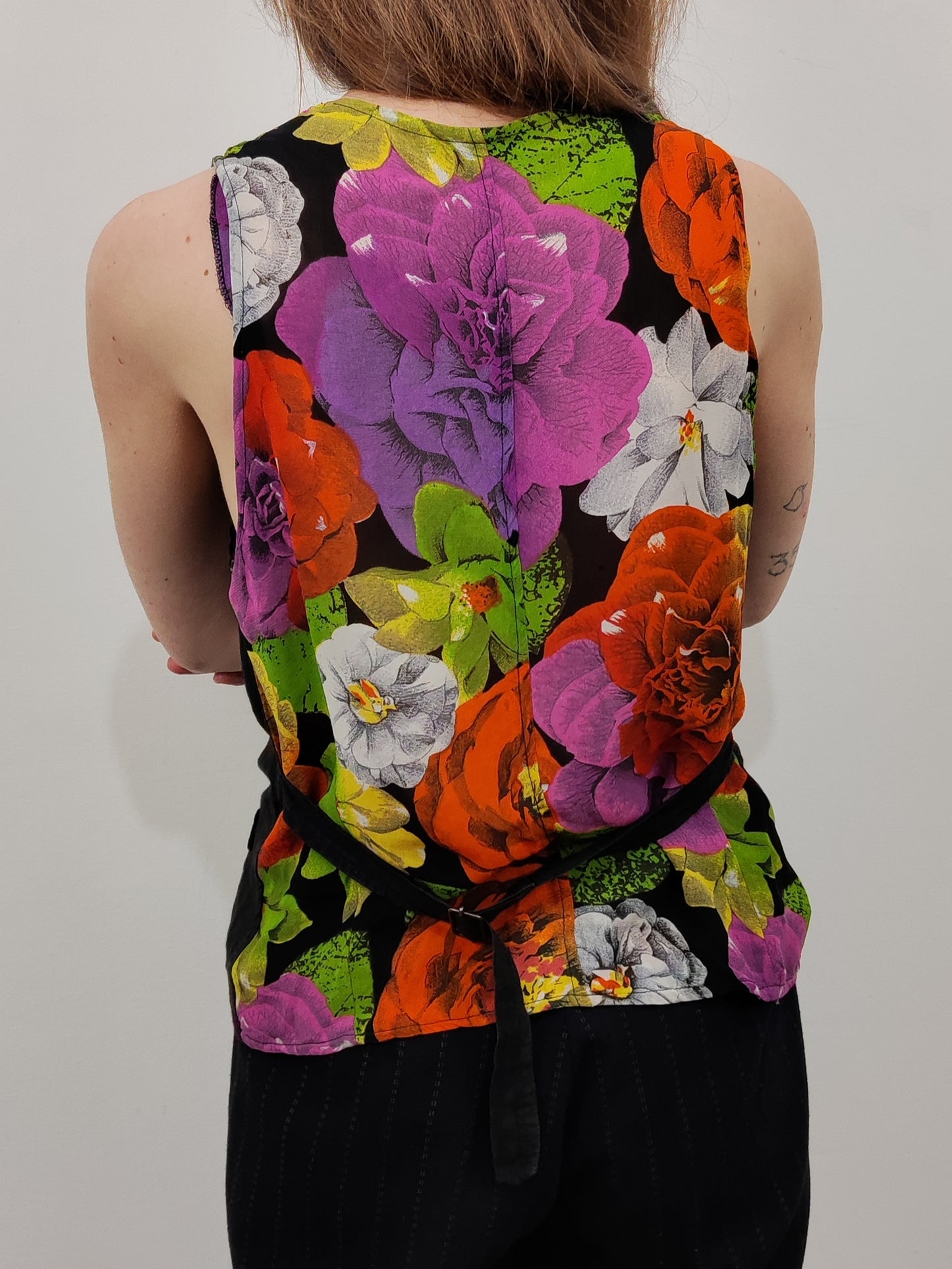 Linen Blend Vintage Vest