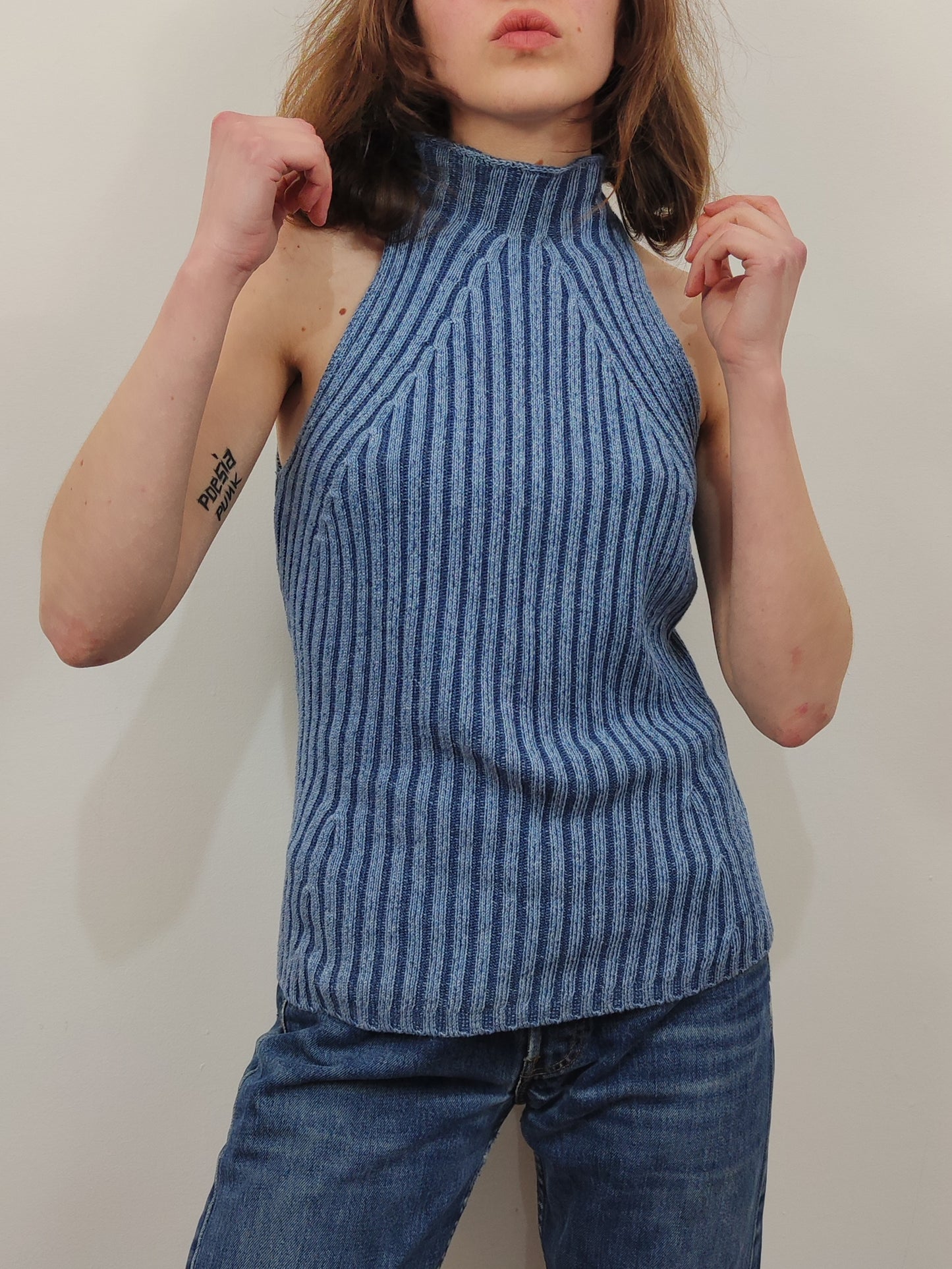 Y2K Turtleneck Top