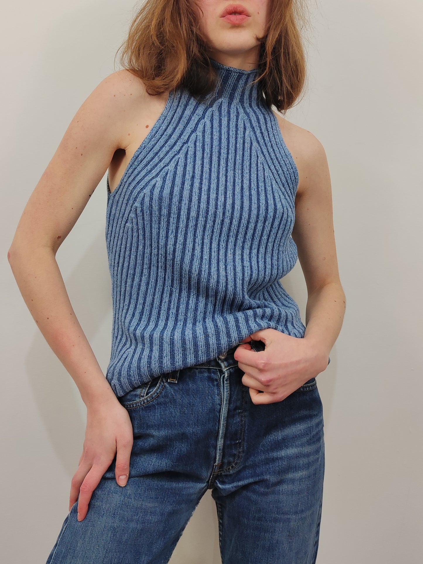 Y2K Turtleneck Top