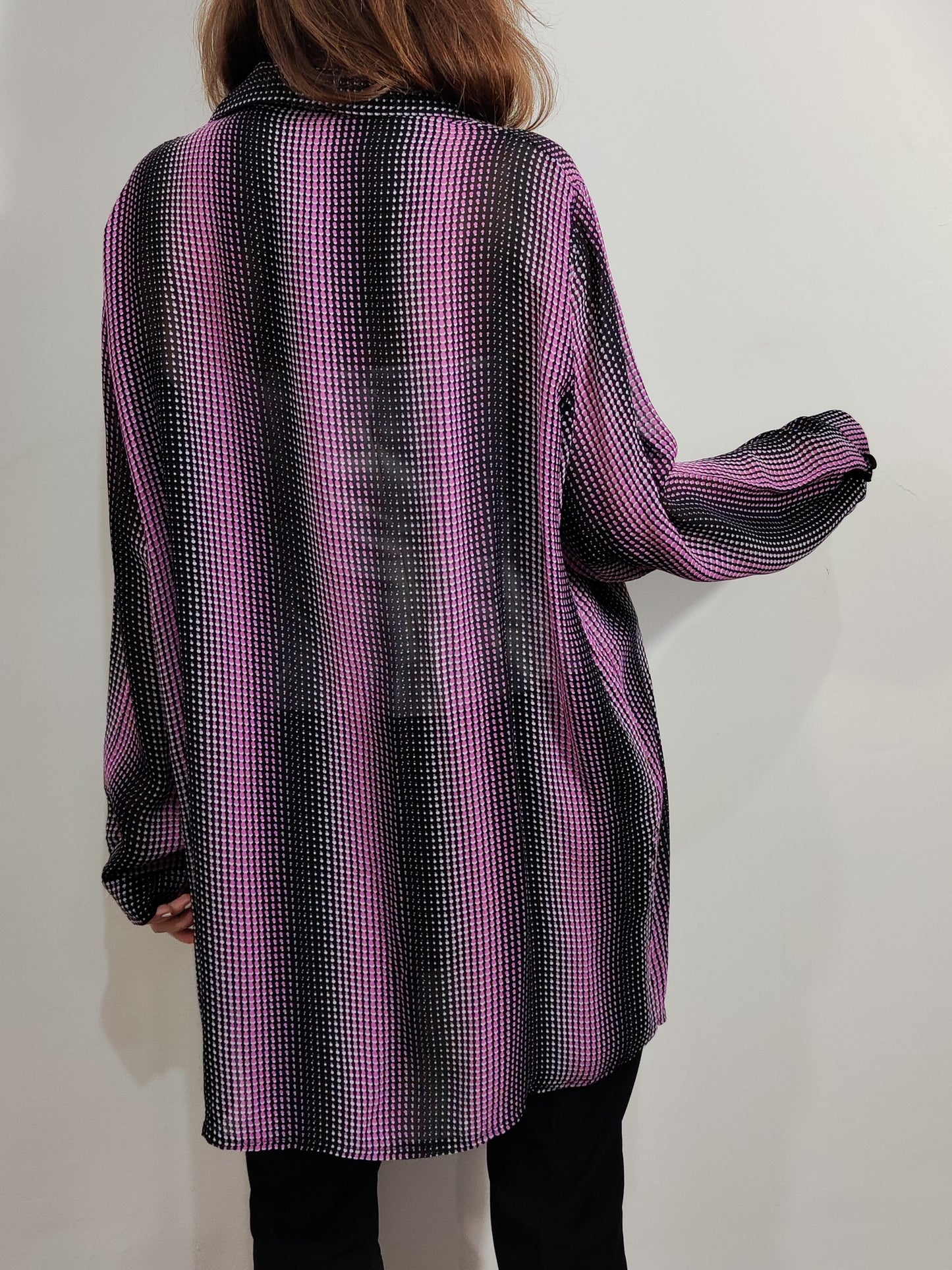 '90s Optical Mesh Shirt