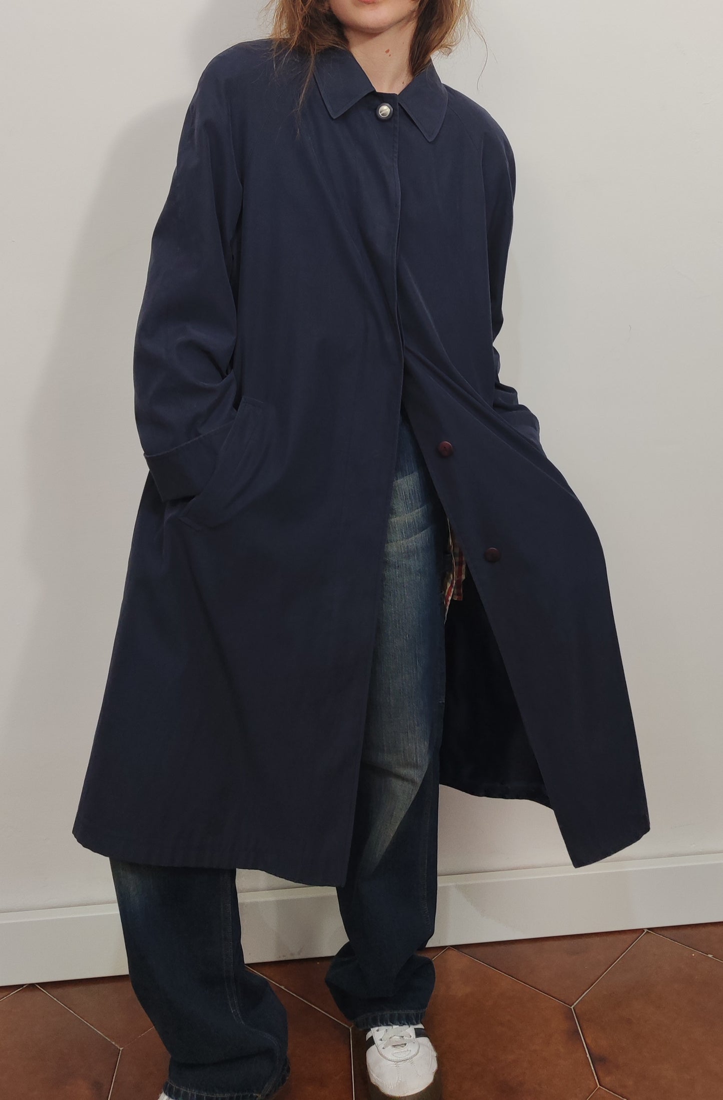 Vintage Navy Trench