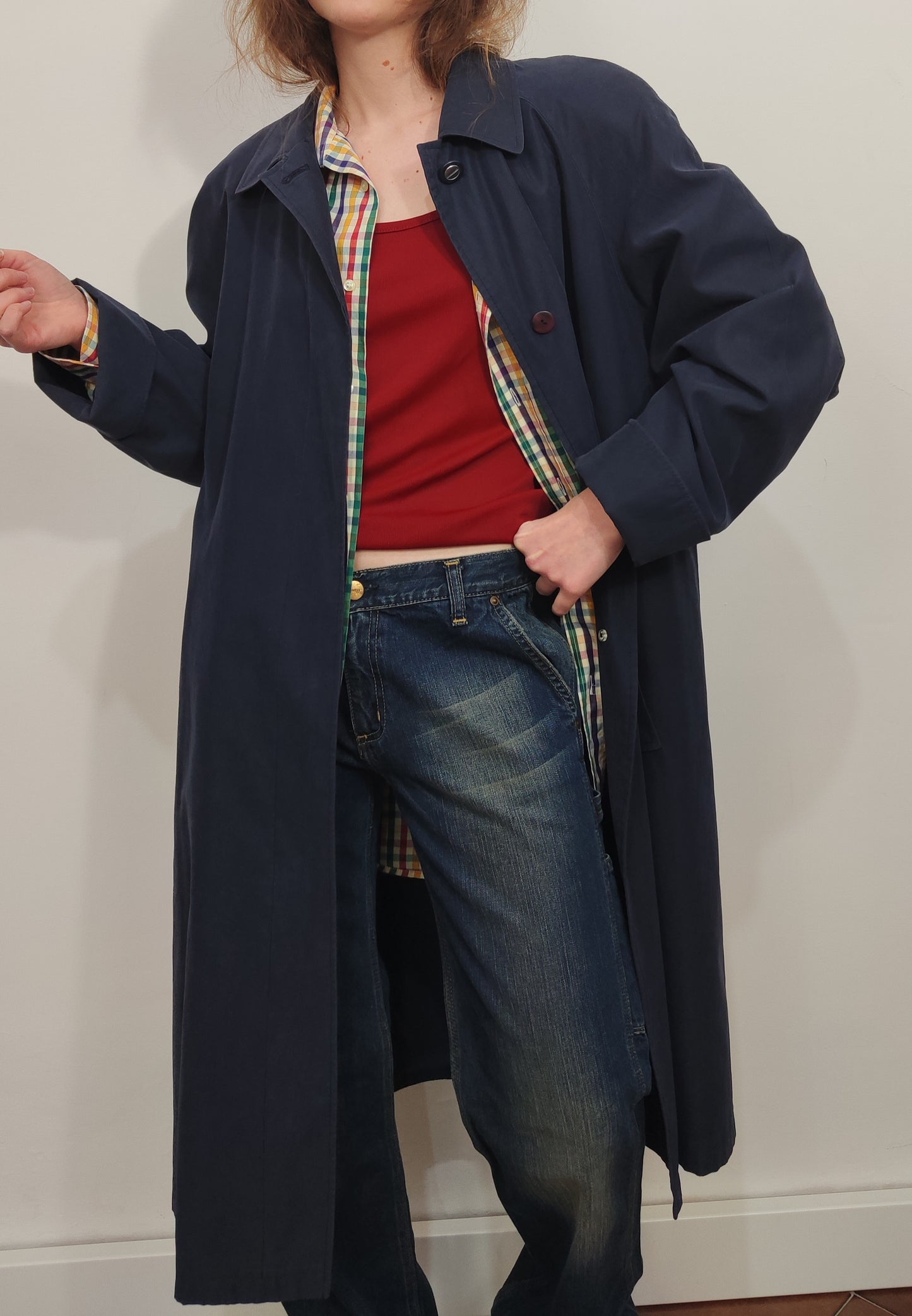 Vintage Navy Trench
