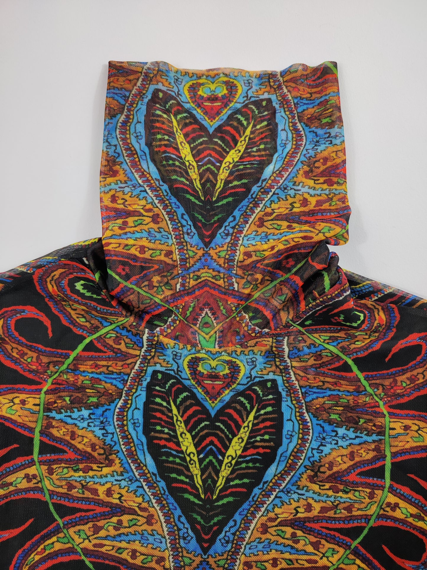 Christian Lacroix X Desigual Turtleneck Mesh Top