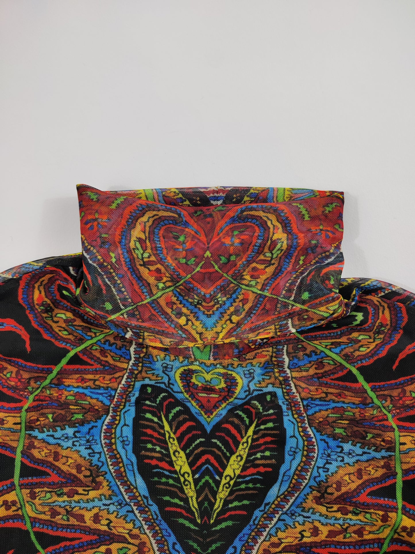 Christian Lacroix X Desigual Turtleneck Mesh Top