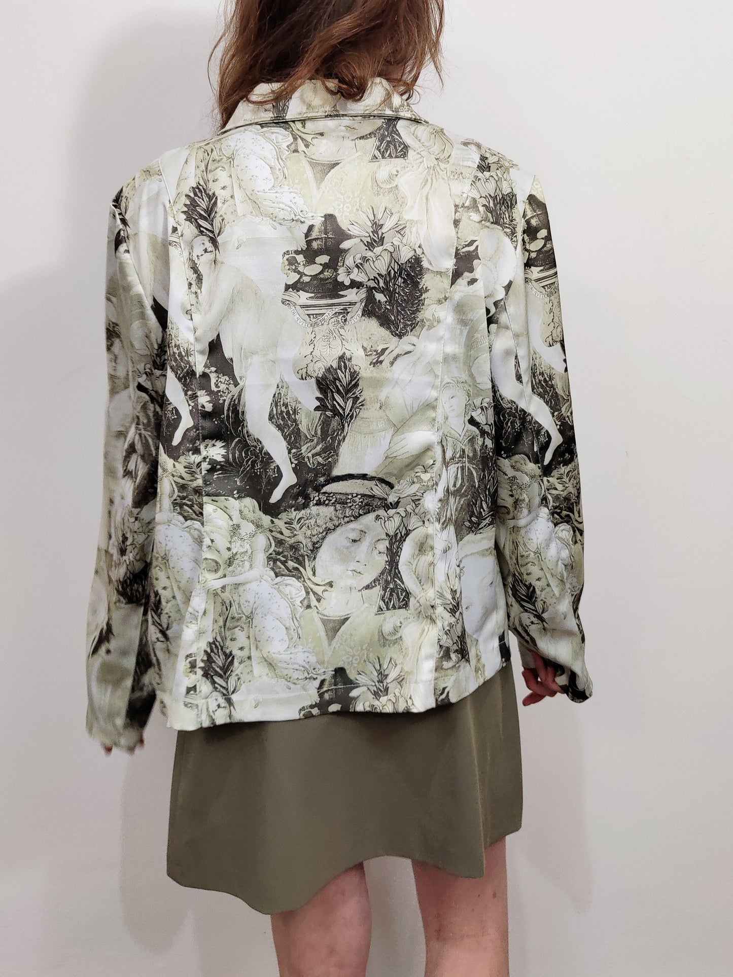 Vintage All-Over Print Jacket