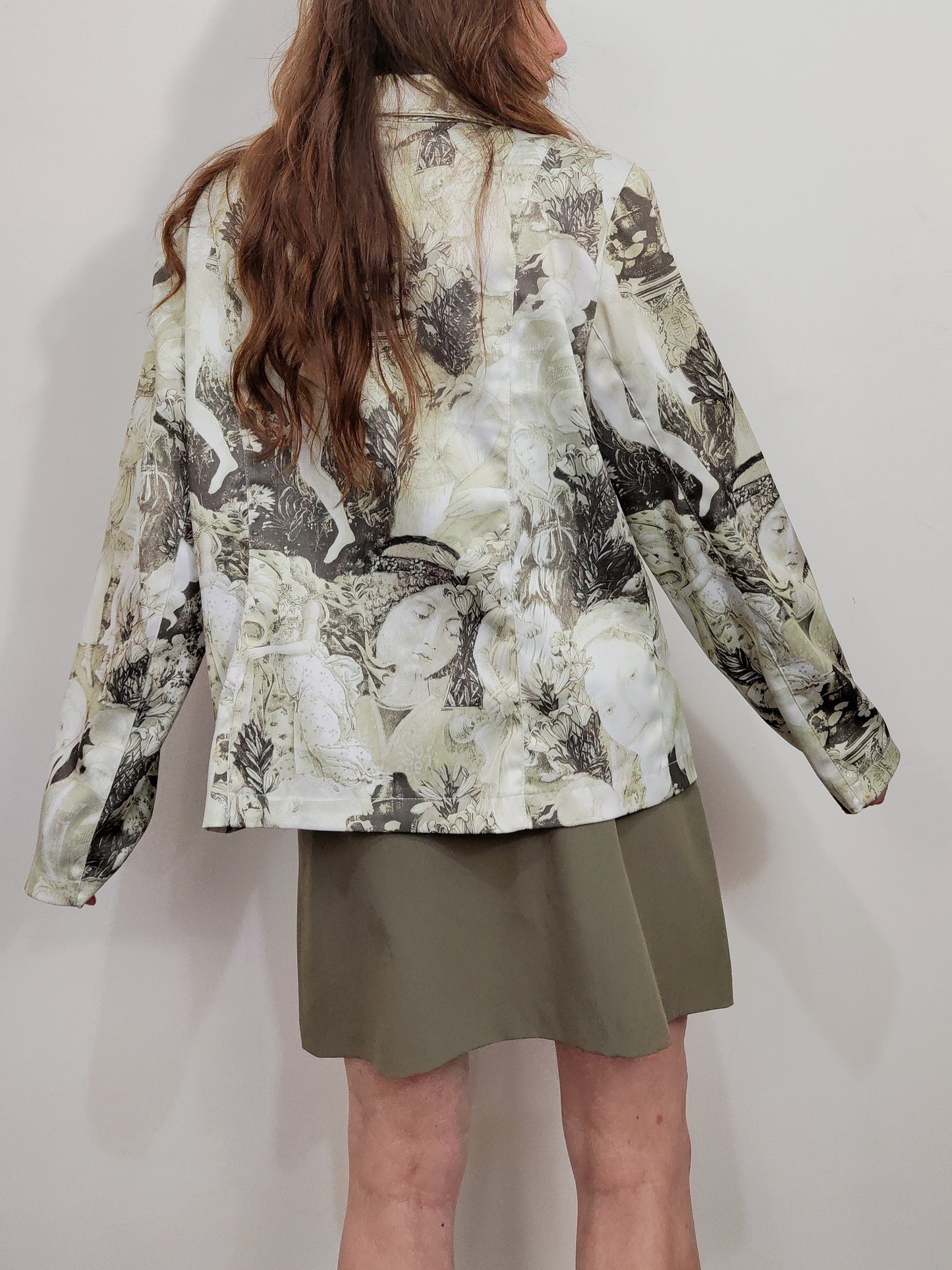 Vintage All-Over Print Jacket
