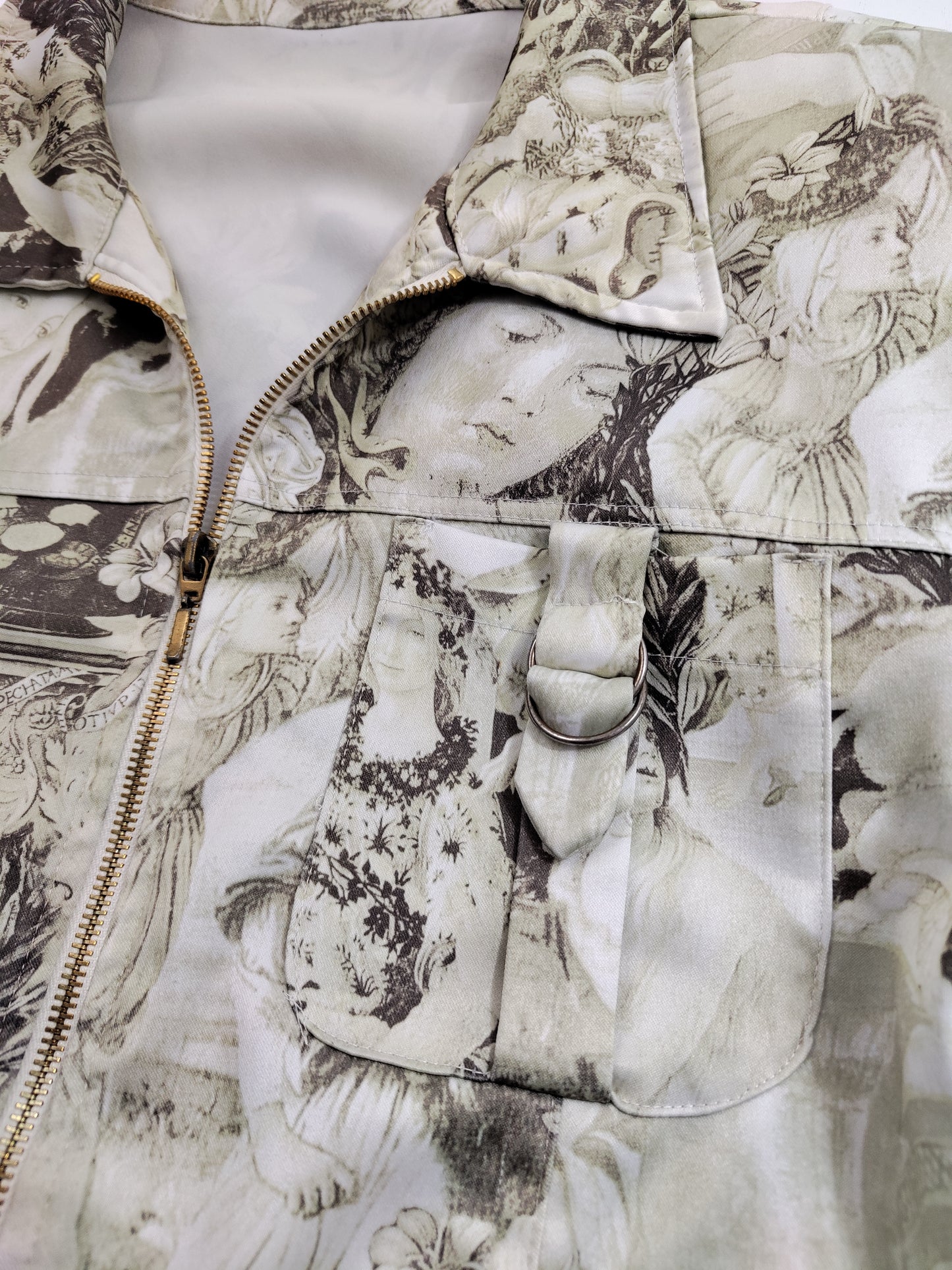Vintage All-Over Print Jacket