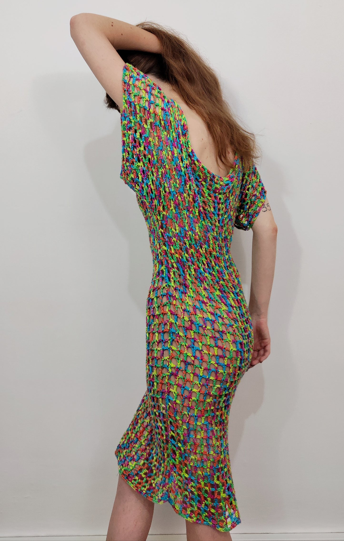 Crochet Fishnet Beachrobe