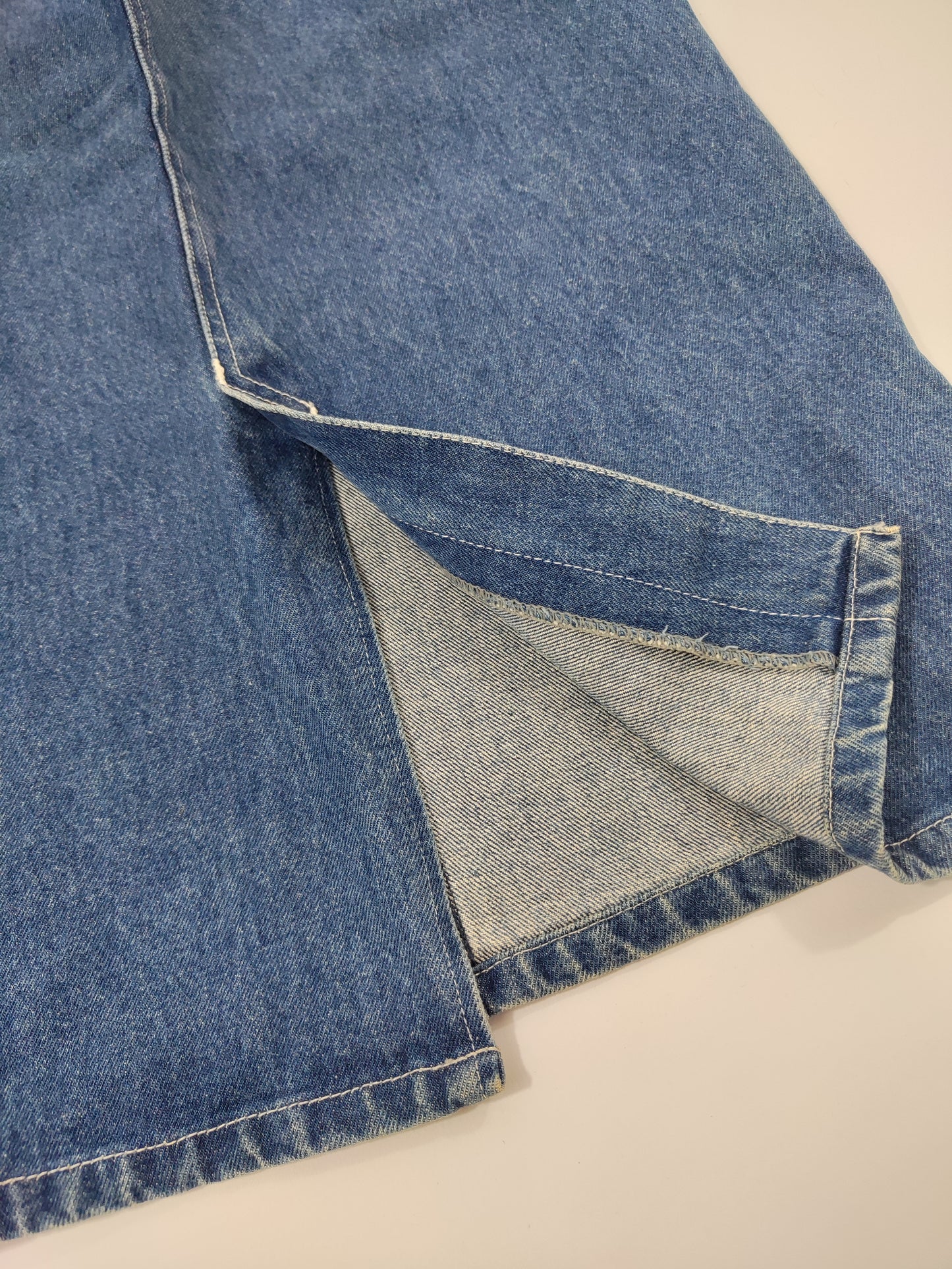 '80s Longuette Denim Skirt