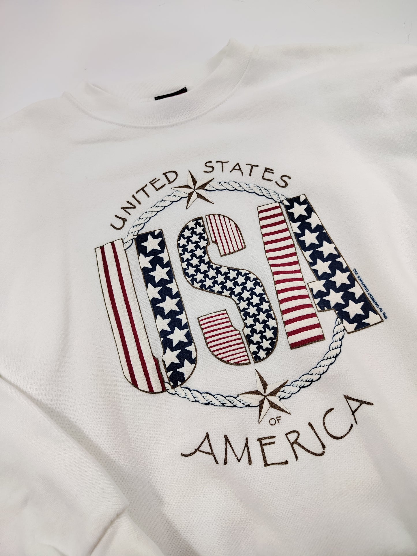 '80s USA Crewneck Sweater