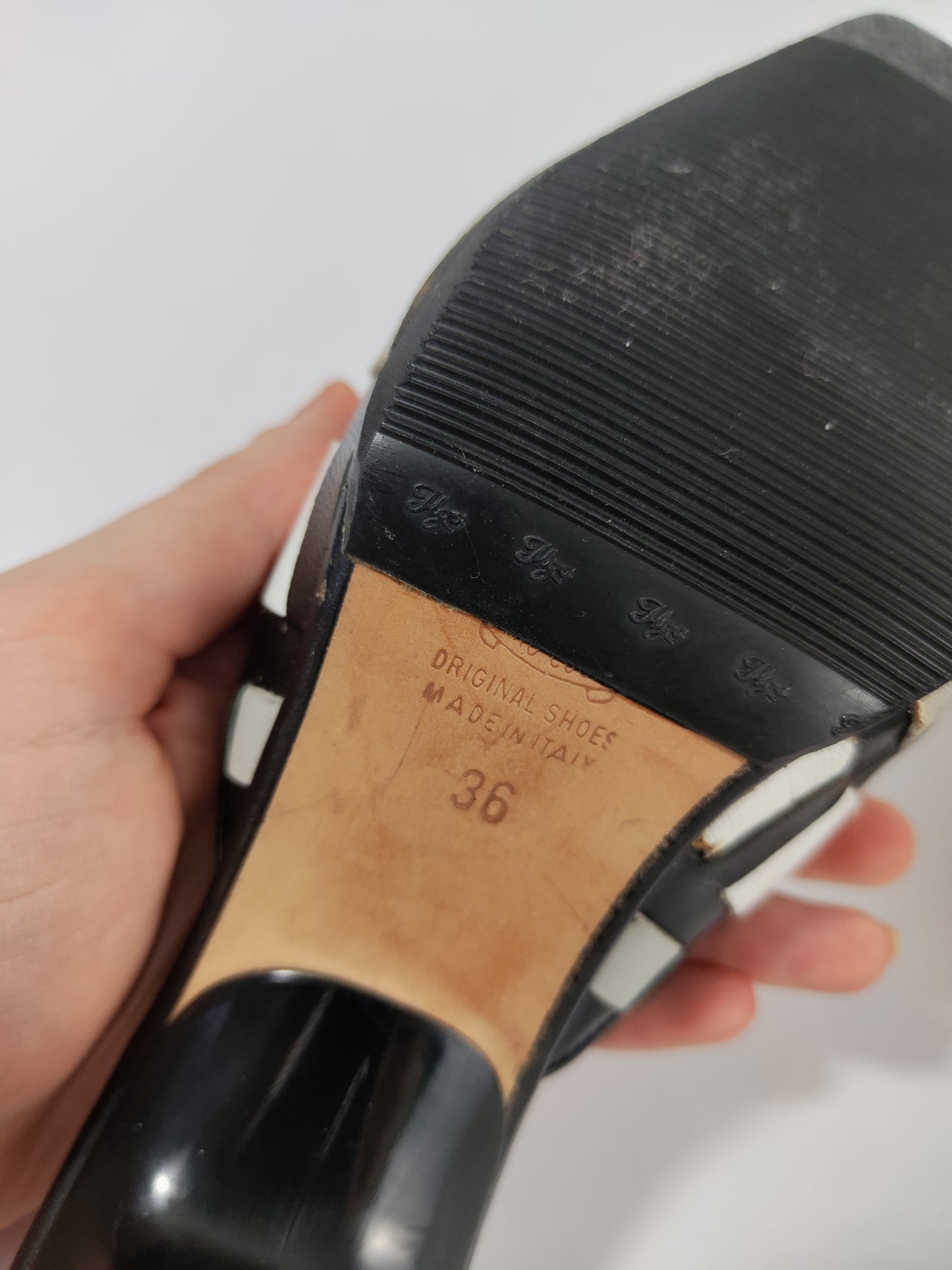 Vintage Leather Mules
