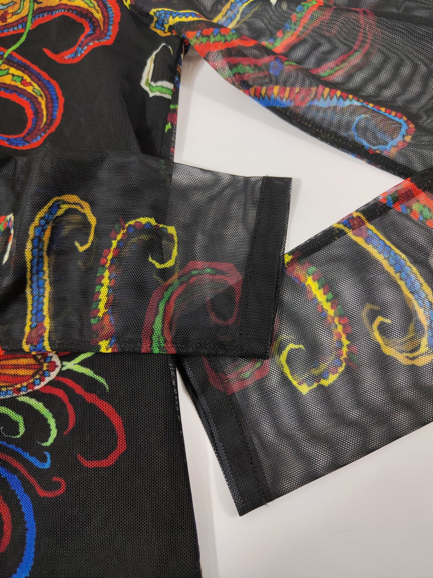 Christian Lacroix X Desigual Turtleneck Mesh Top