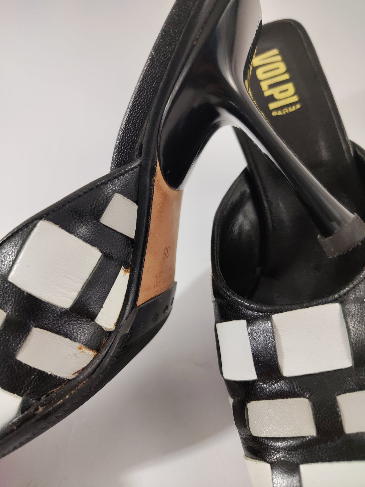 Vintage Leather Mules