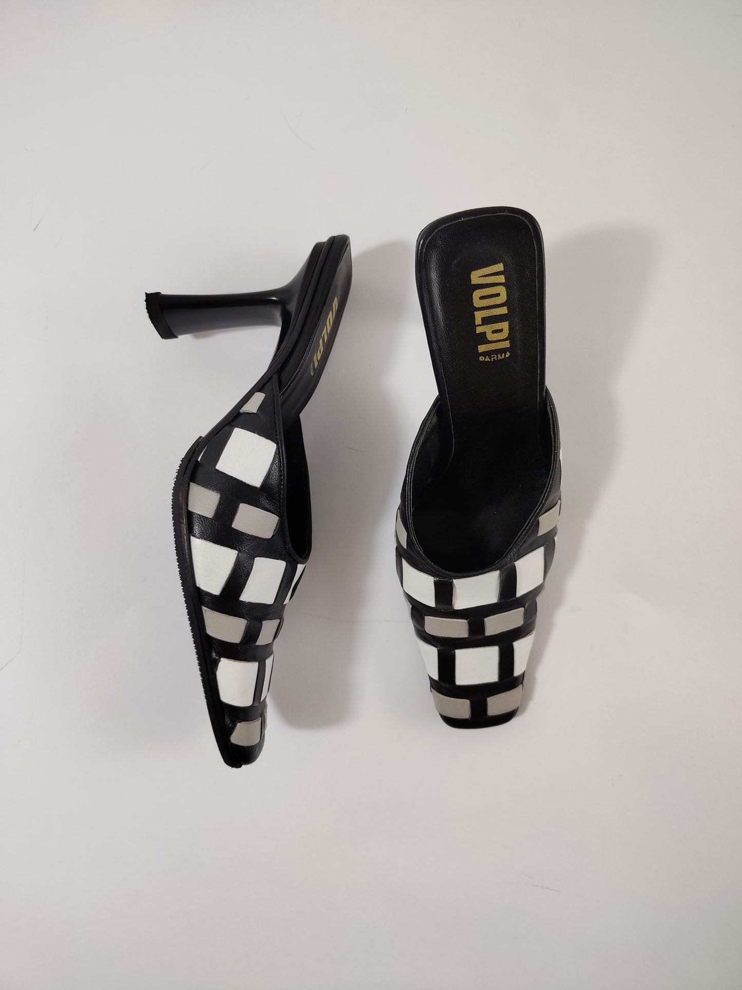 Vintage Leather Mules
