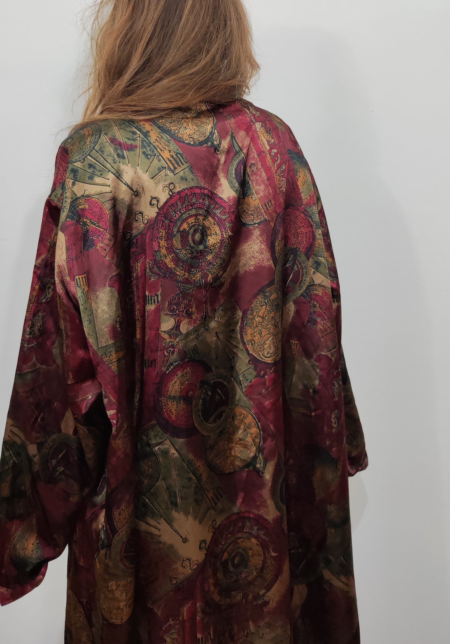 Vintage Satin Kimono