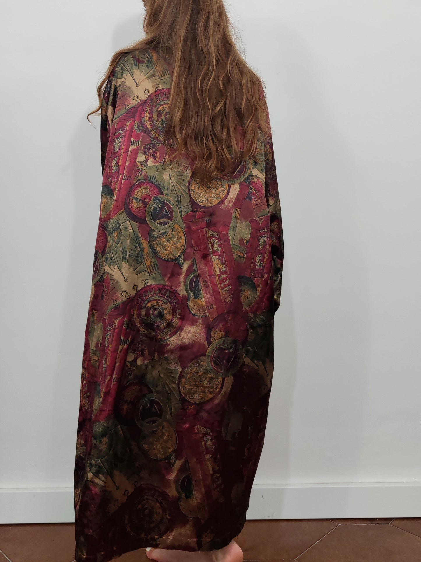 Vintage Satin Kimono