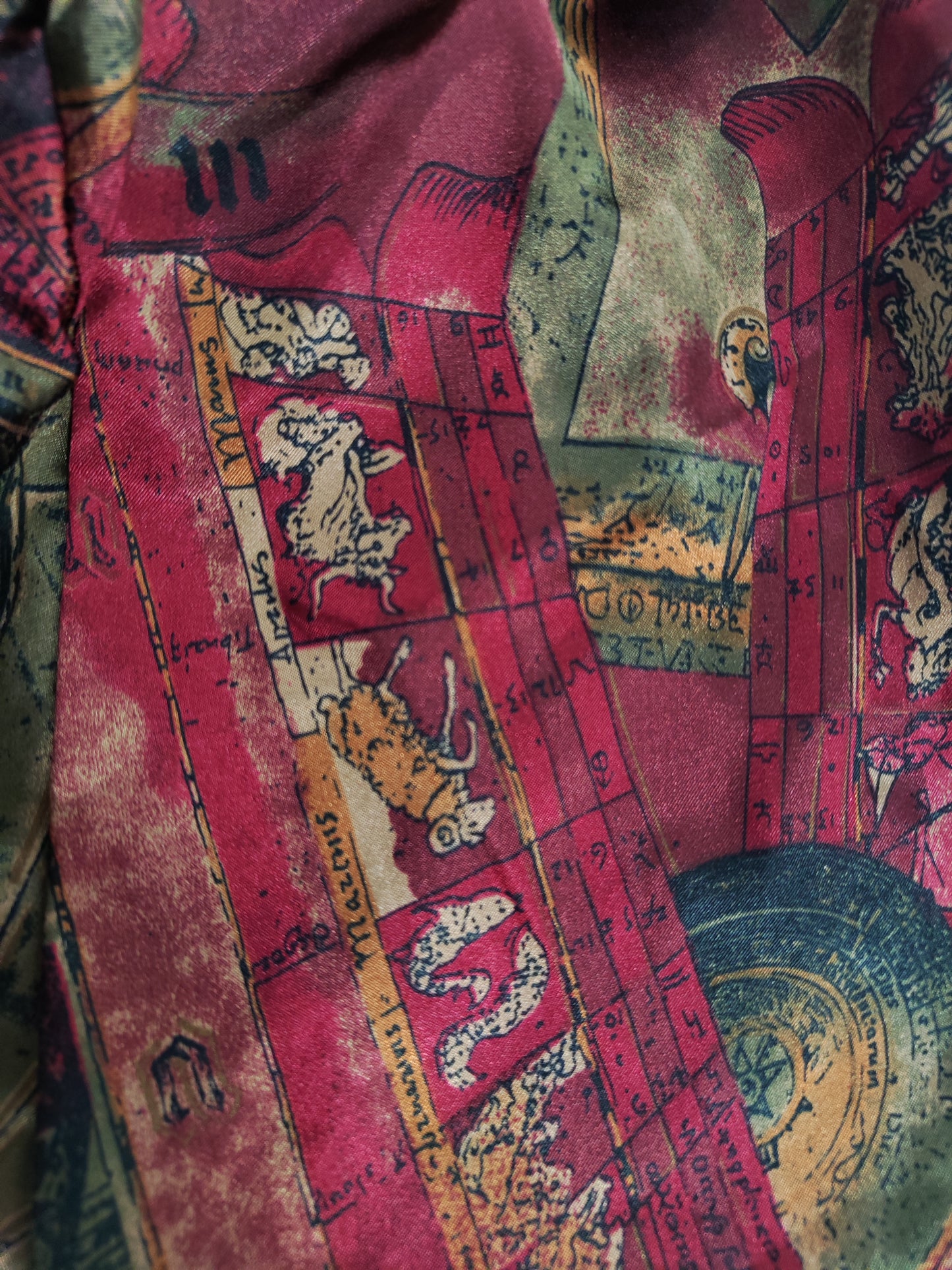Vintage Satin Kimono