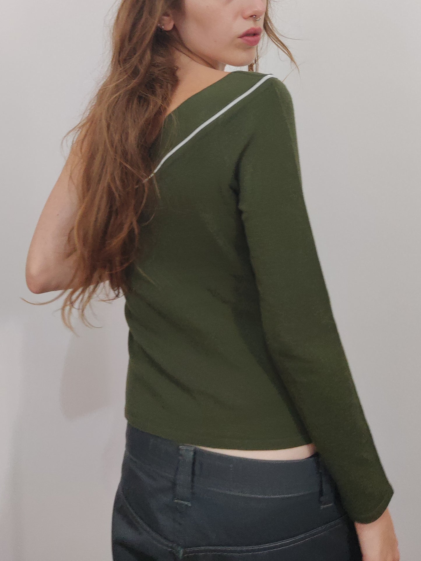'90s One Shoulder Top - Size L