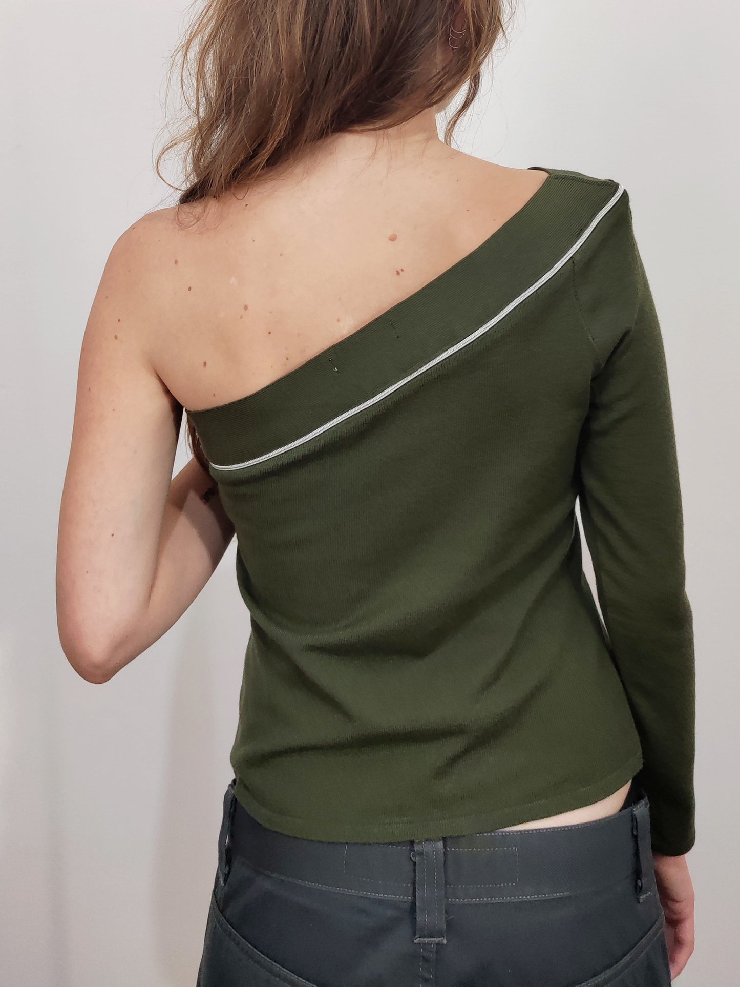 '90s One Shoulder Top - Size L