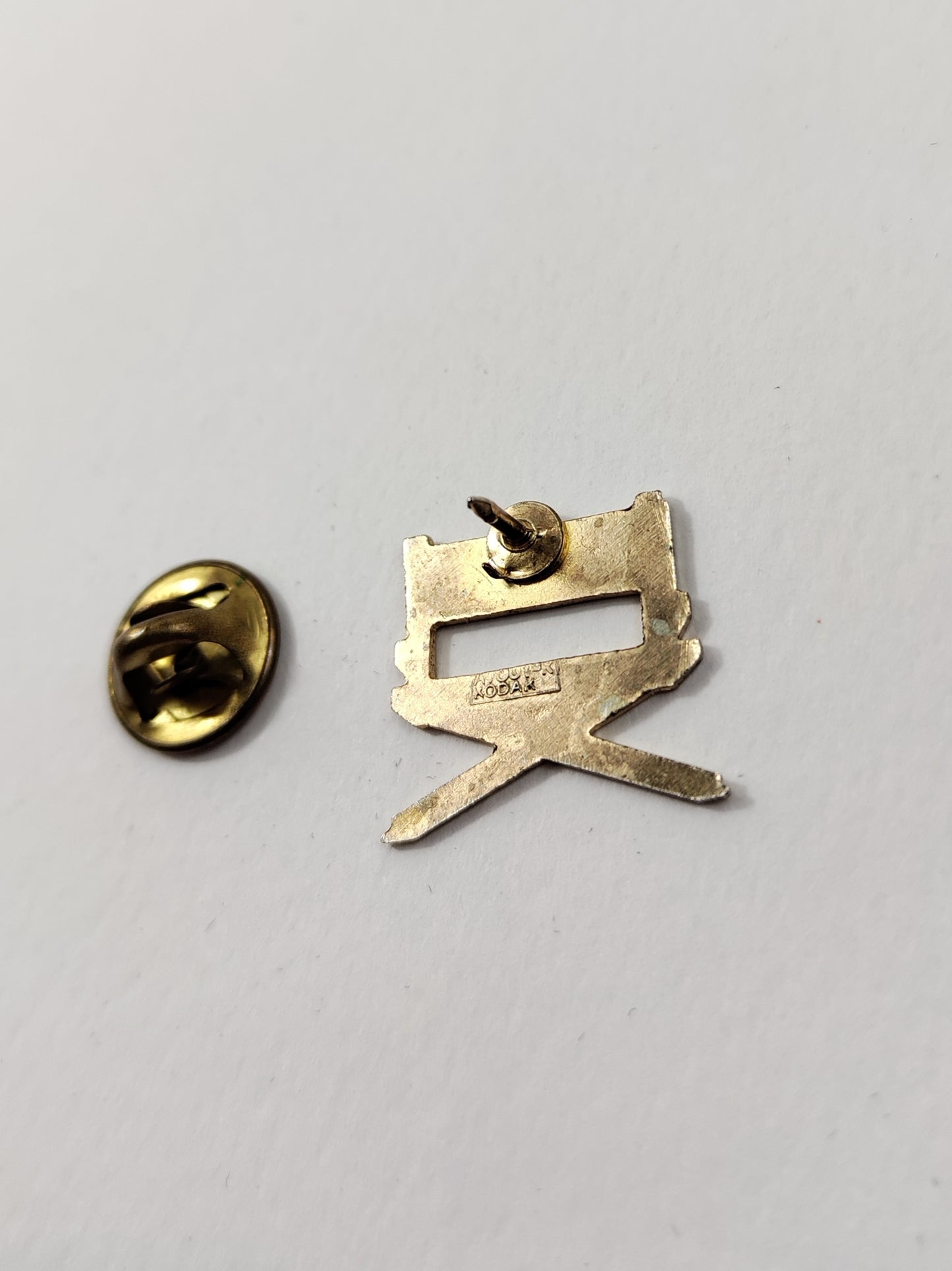 Vintage Kodak Atout Director's Chair Enamel Pin