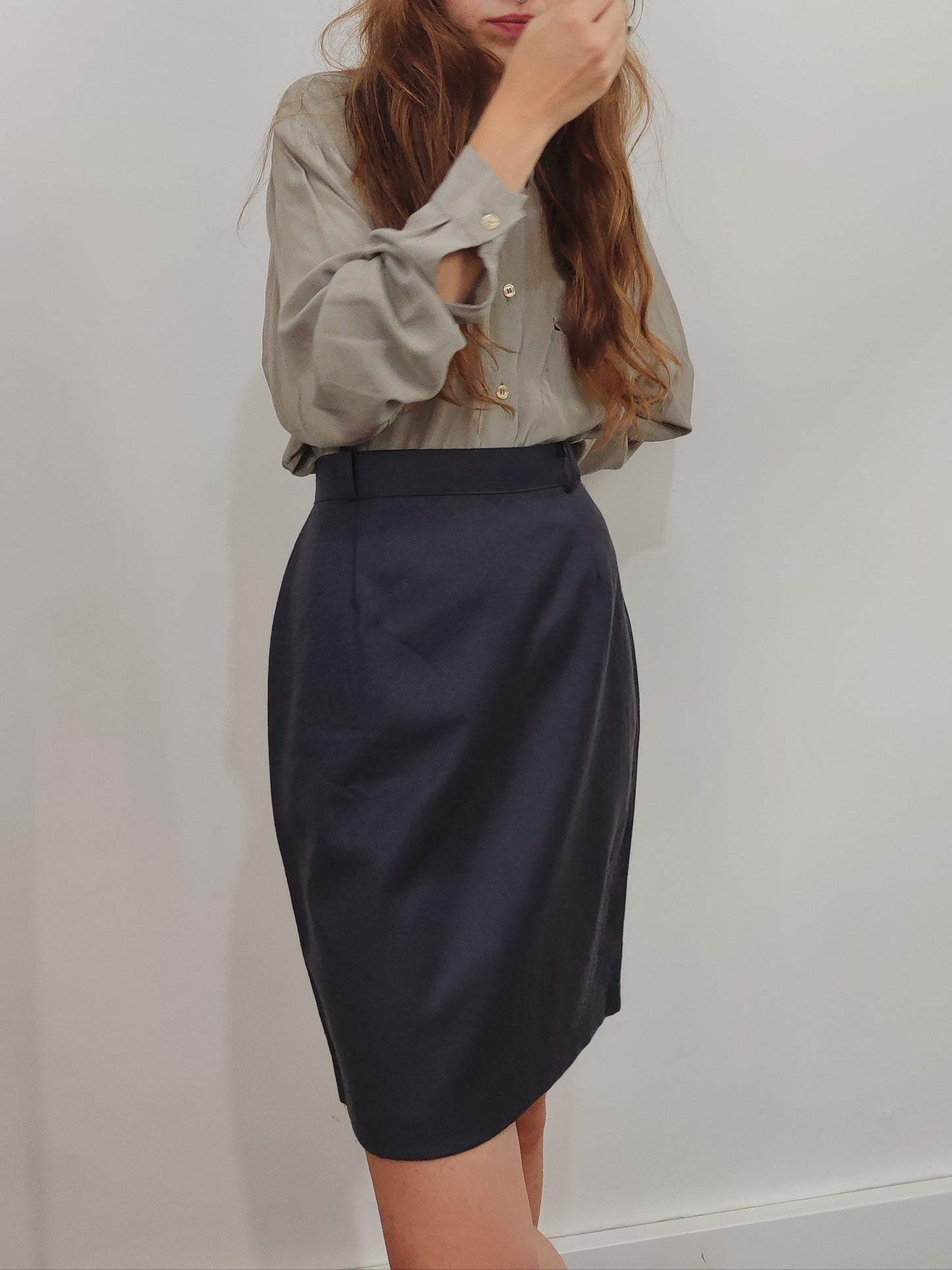 Deadstock Wool Skirt - Size S/M