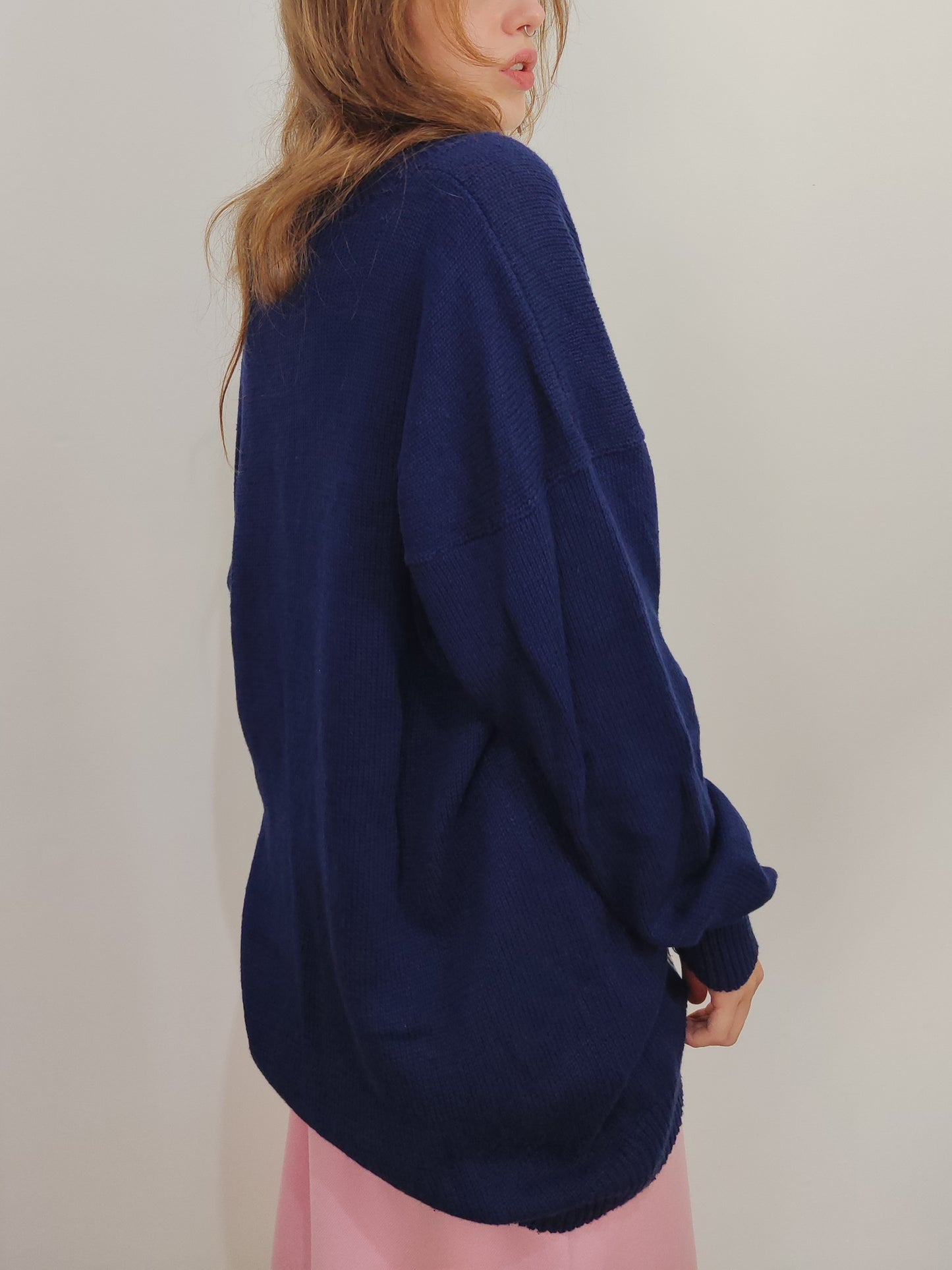 '80s Embroidered Floral Cardigan