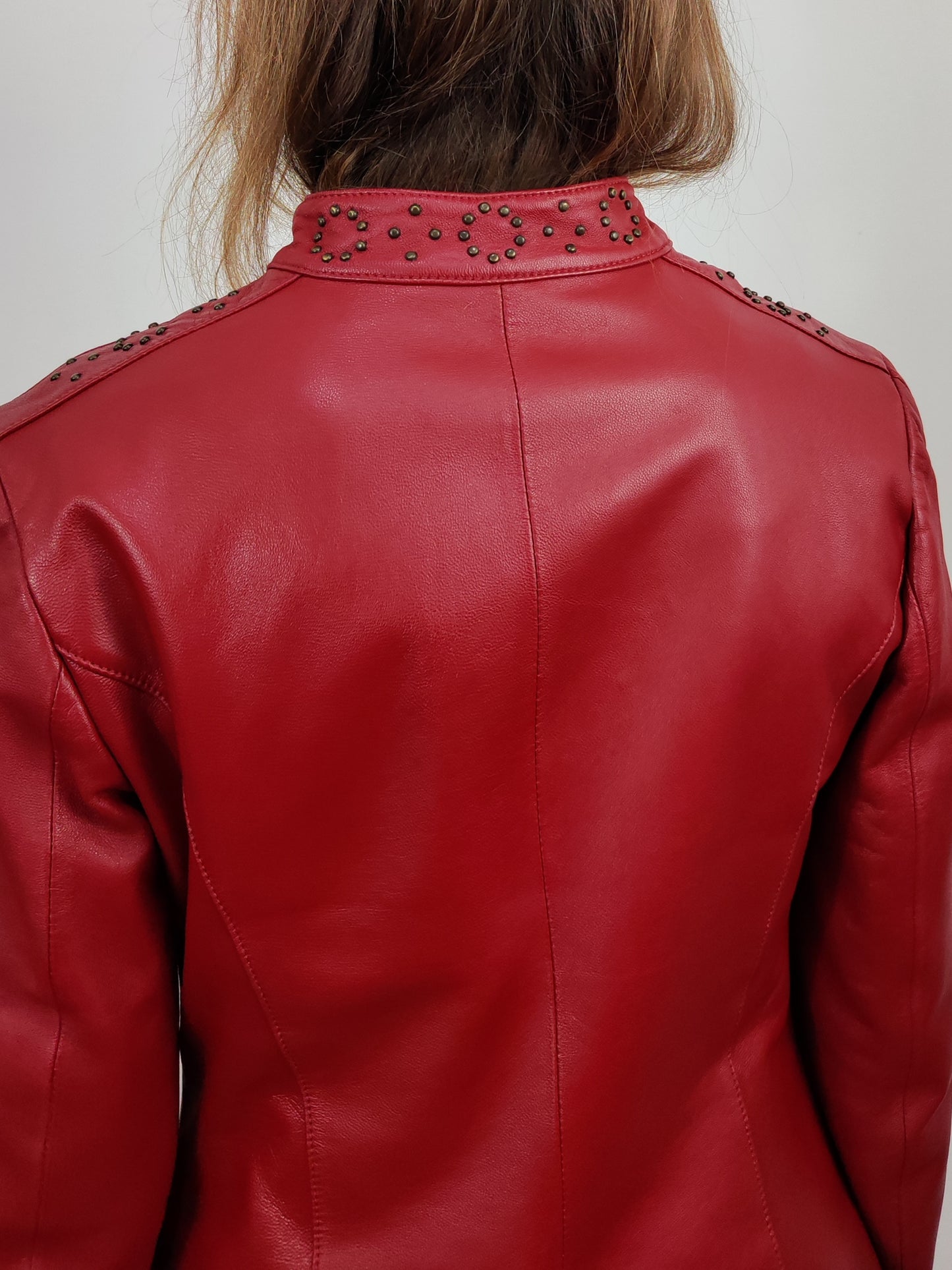 Red Genuine Leather Jacket