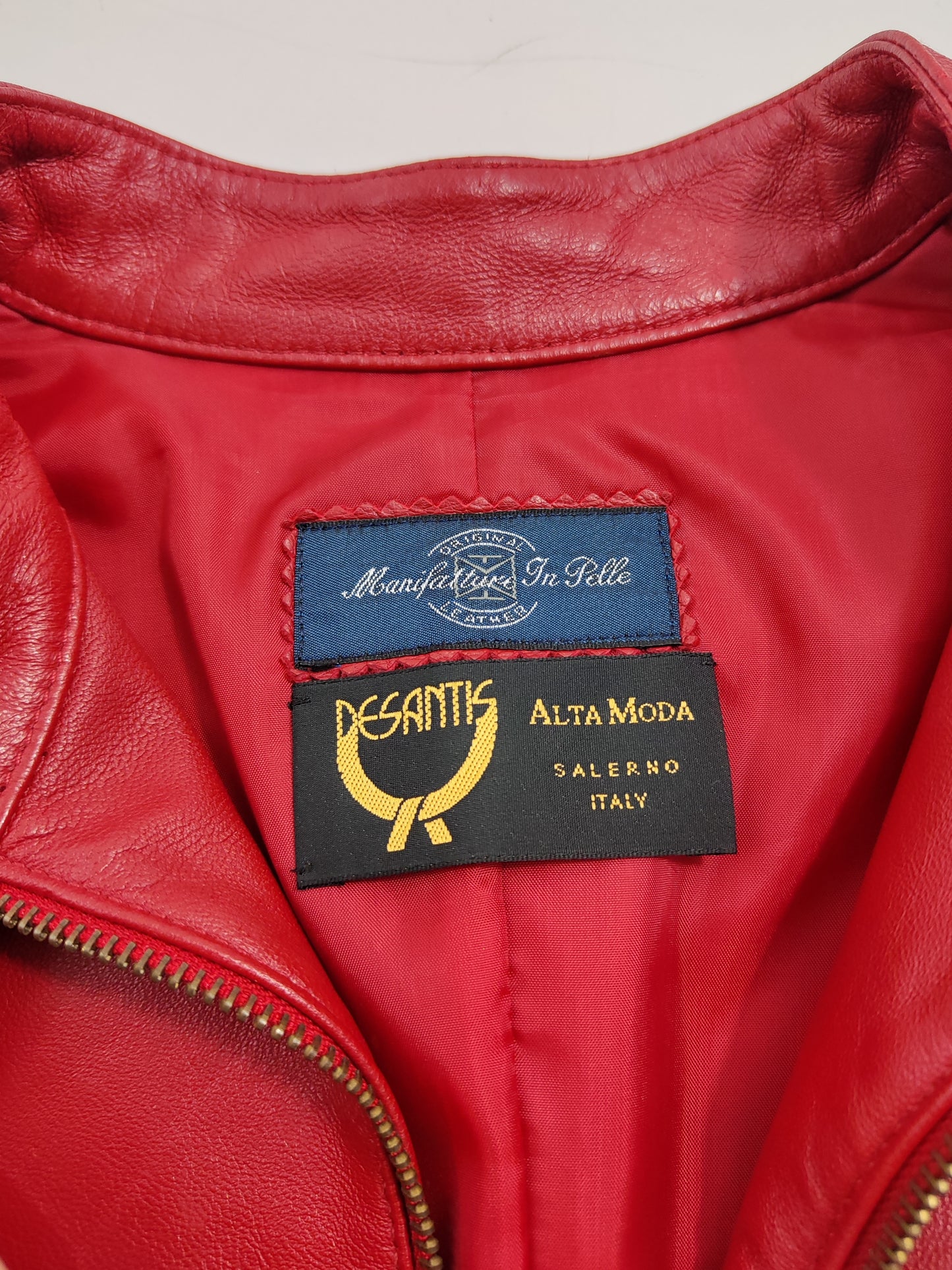 Red Genuine Leather Jacket