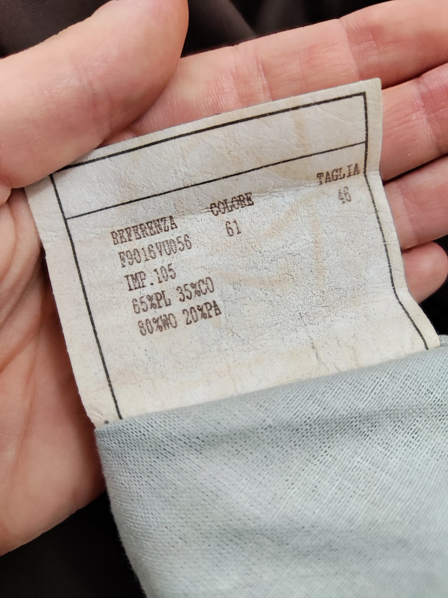 Reversible '80s Wool Trenchcoat
