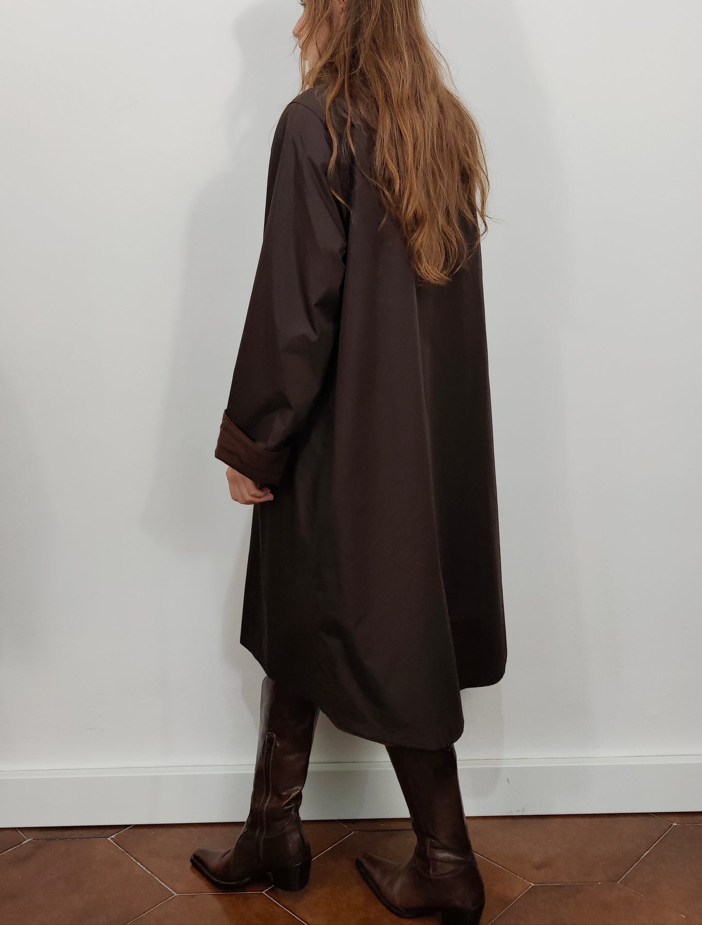 Reversible '80s Wool Trenchcoat