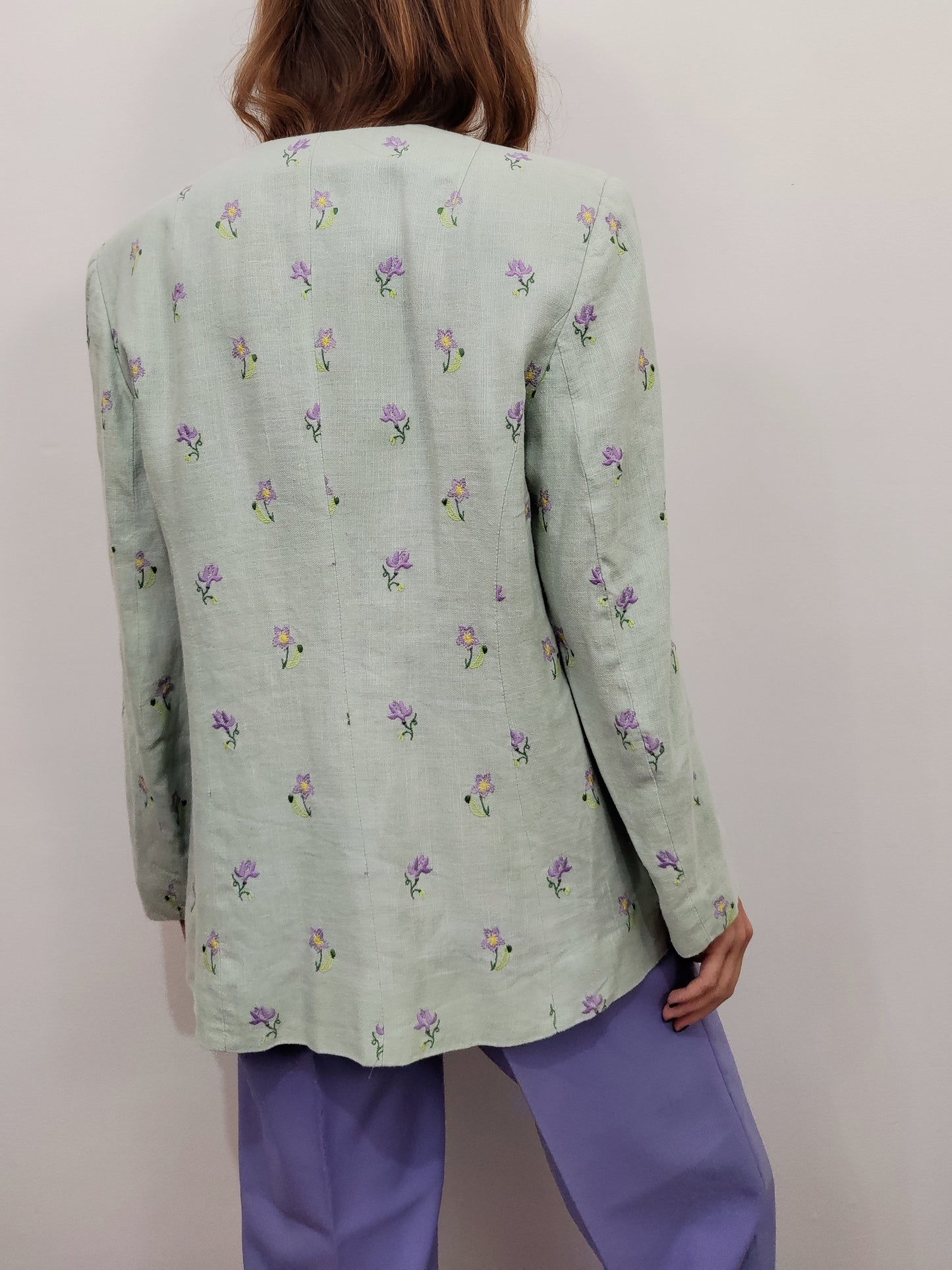 Vintage 100% Linen Blazer