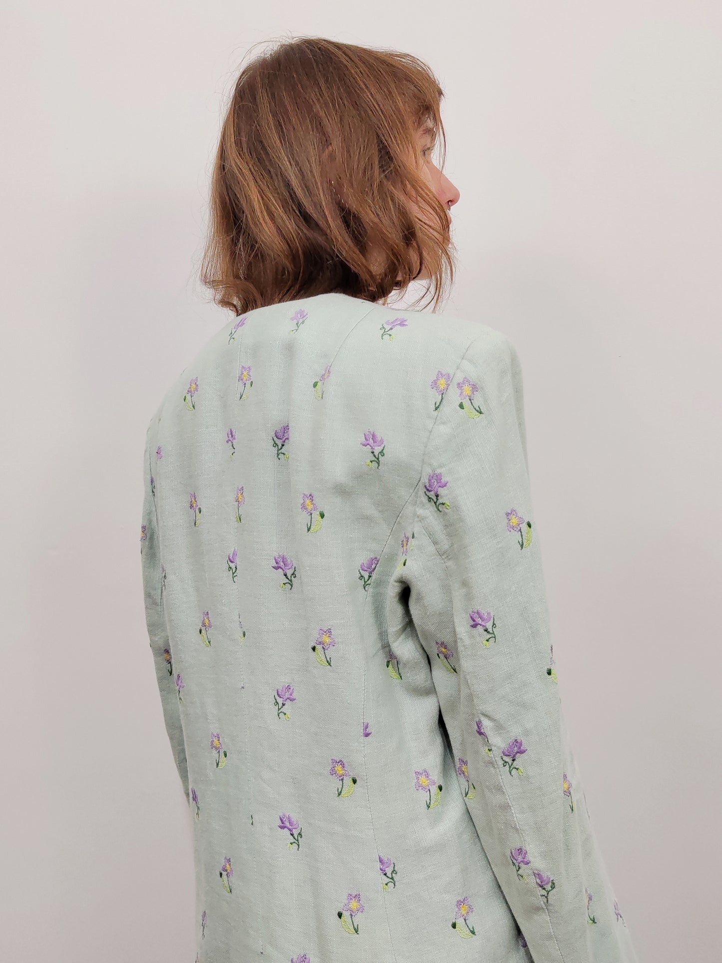 Vintage 100% Linen Blazer