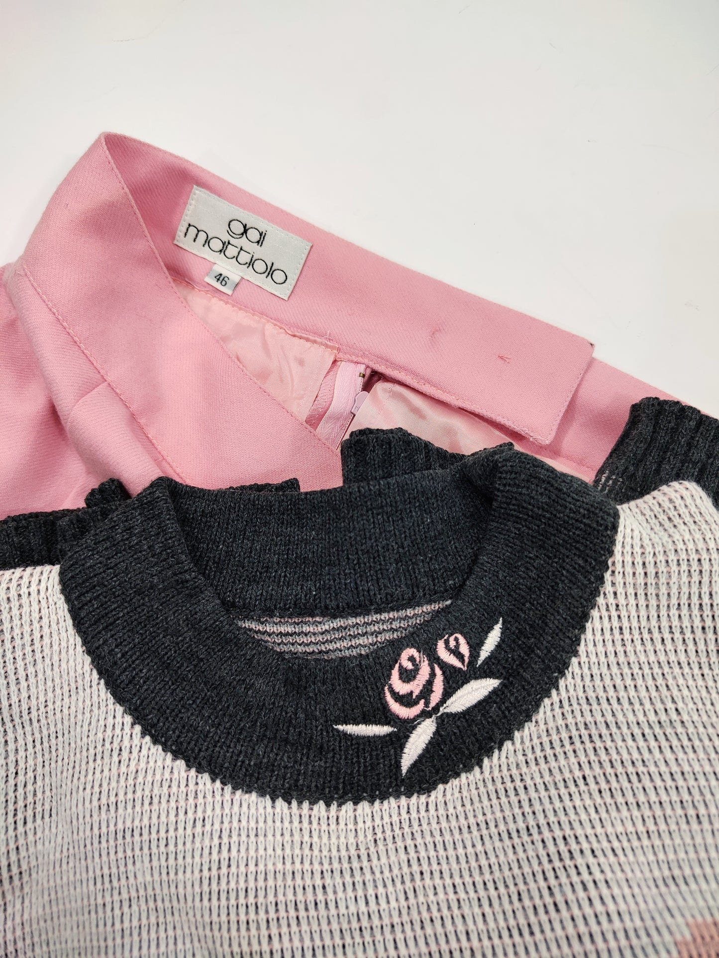 Gai Mattiolo Wool&Angora Pencil Skirt
