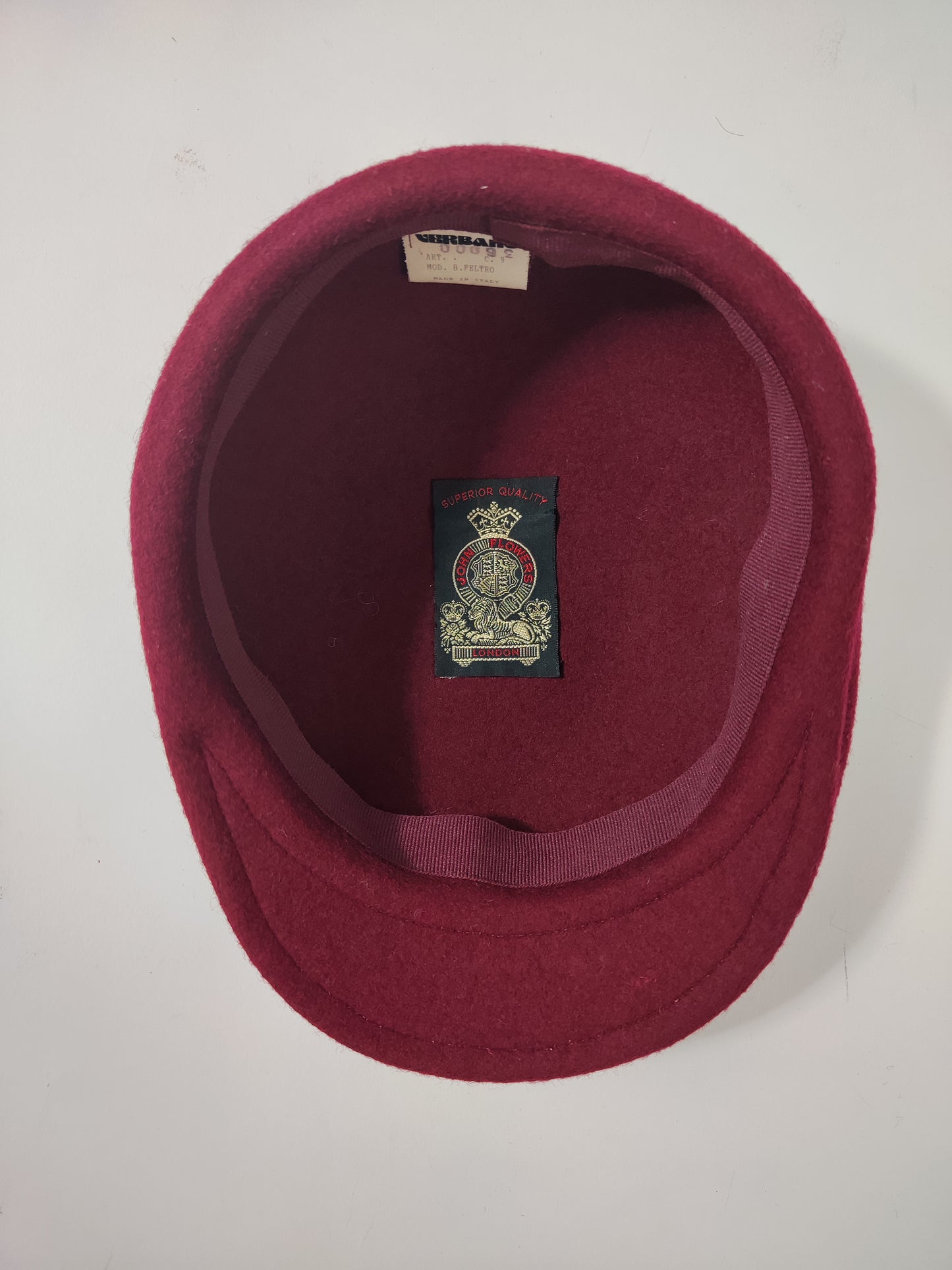 '80s Burgundy Hat