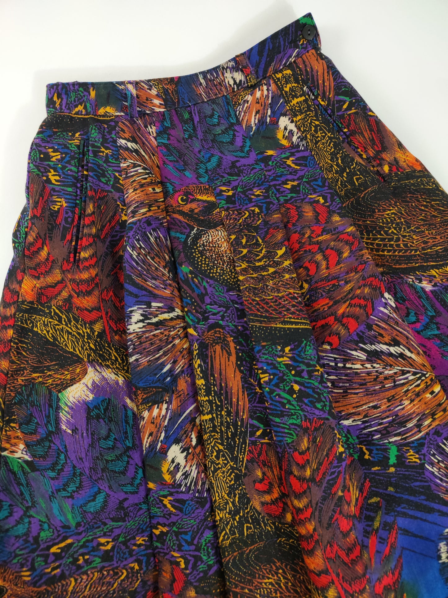 Archive - Virgin Wool Print Skirt