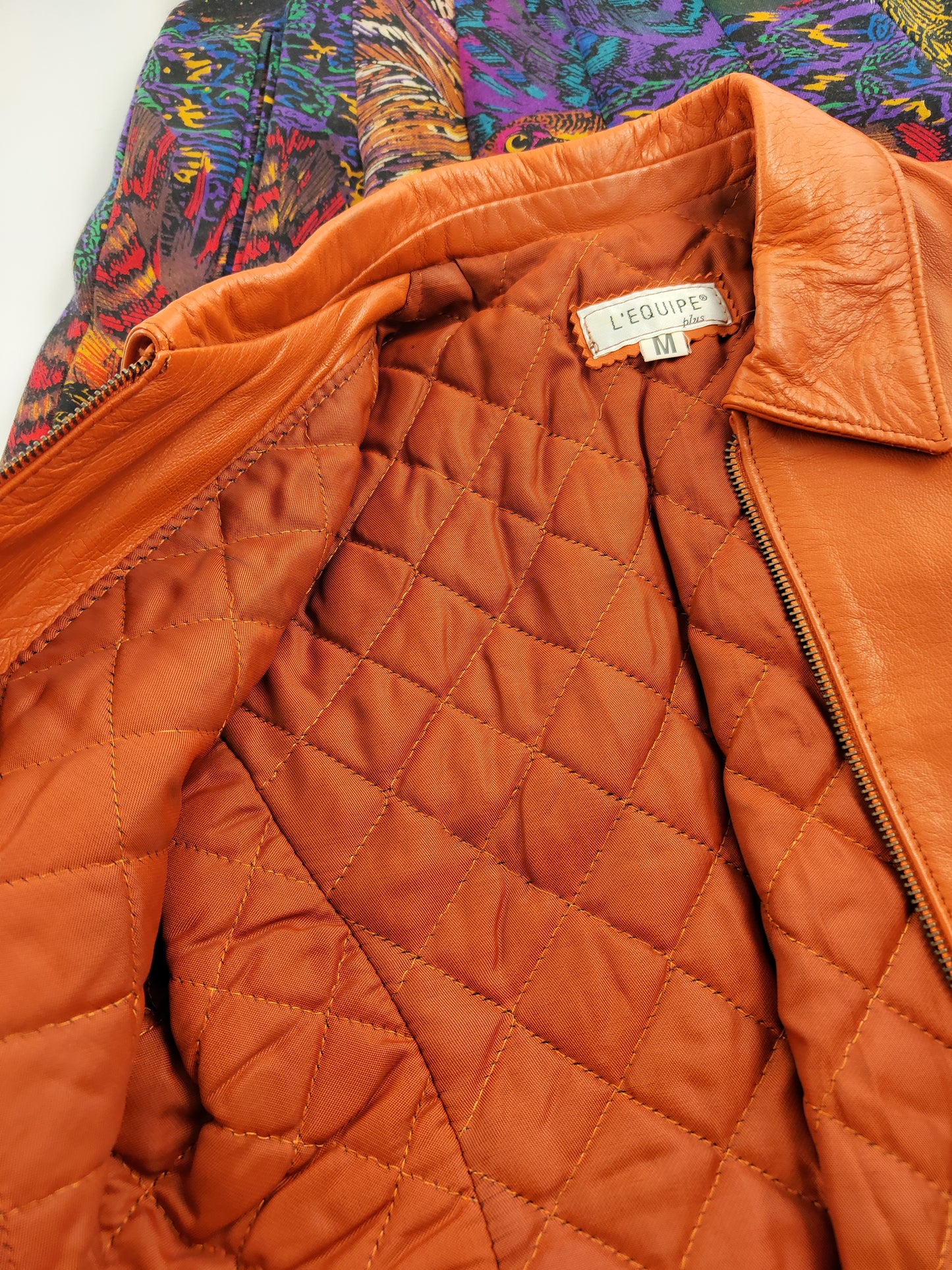 Pumpkin Leather Jacket