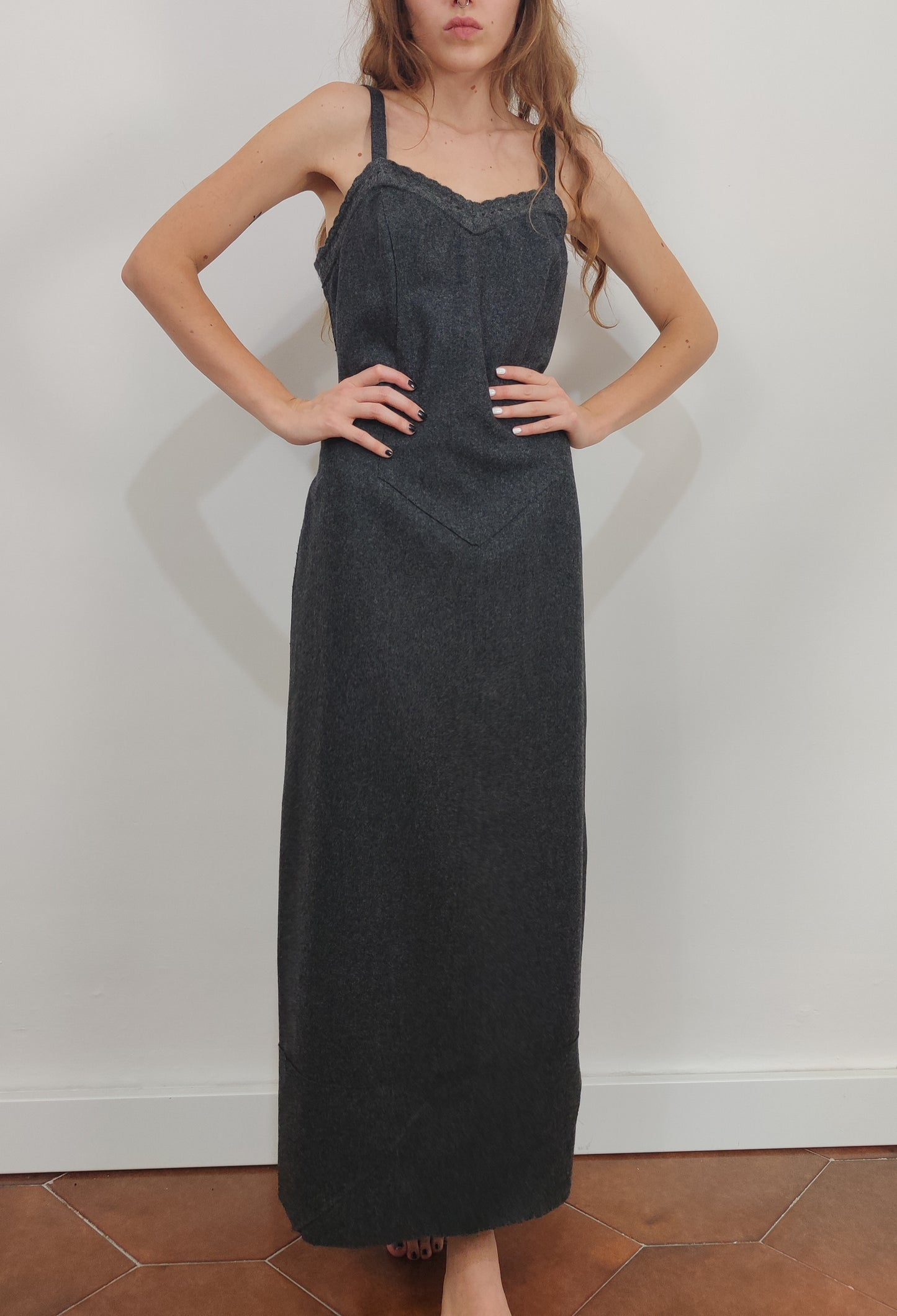Archive - Philosophy by Alberta Ferretti Virgin Wool Dress