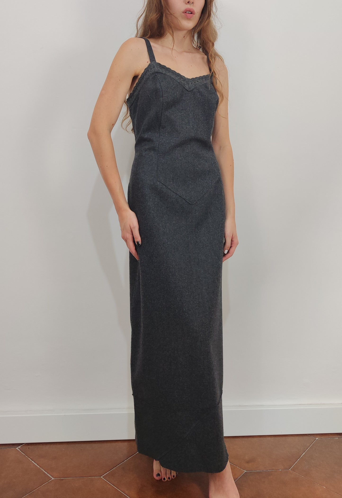Archive - Philosophy by Alberta Ferretti Virgin Wool Dress