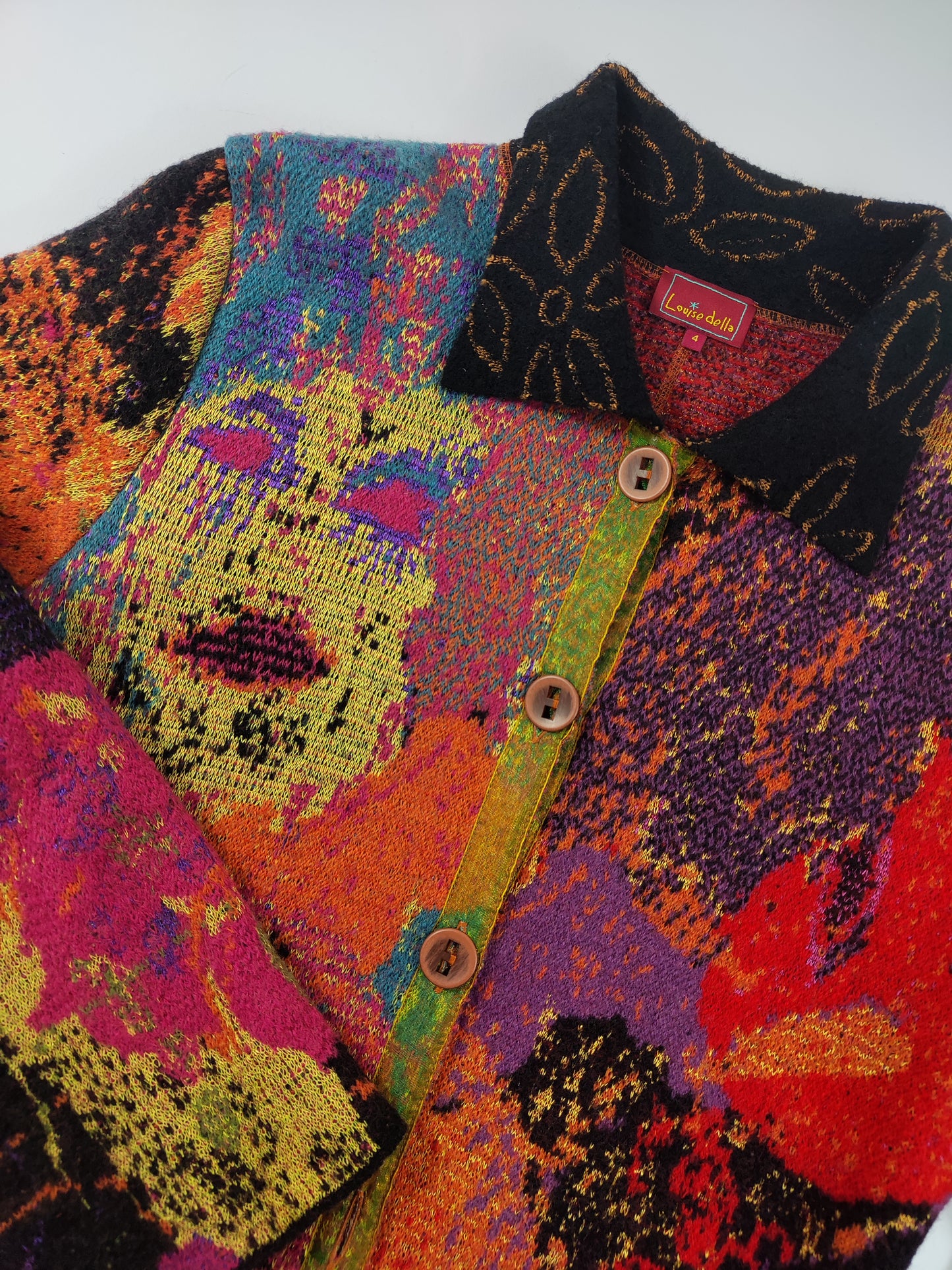 Archive - Della Vintage Abstract Coat