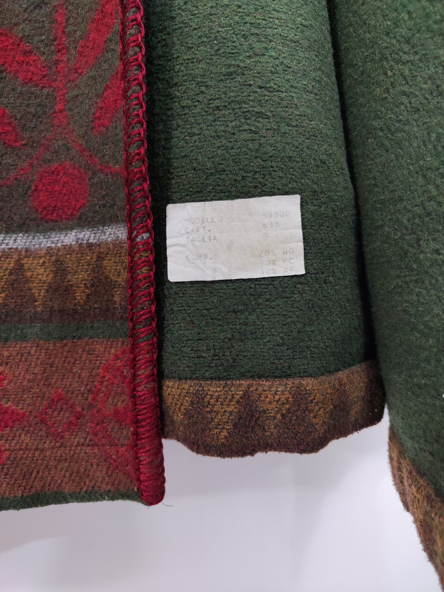 Vintage Wool Blend Cape