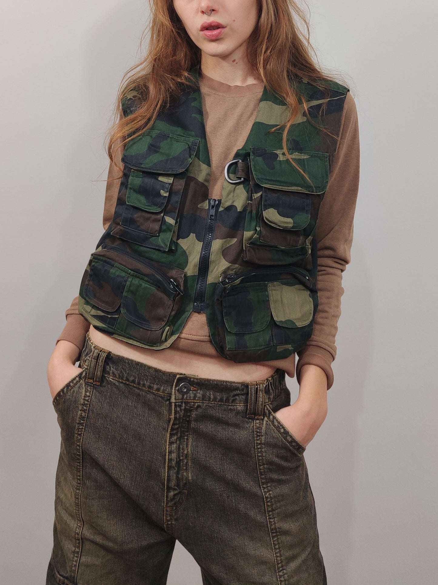 Camo Utility Vest, Cotton.