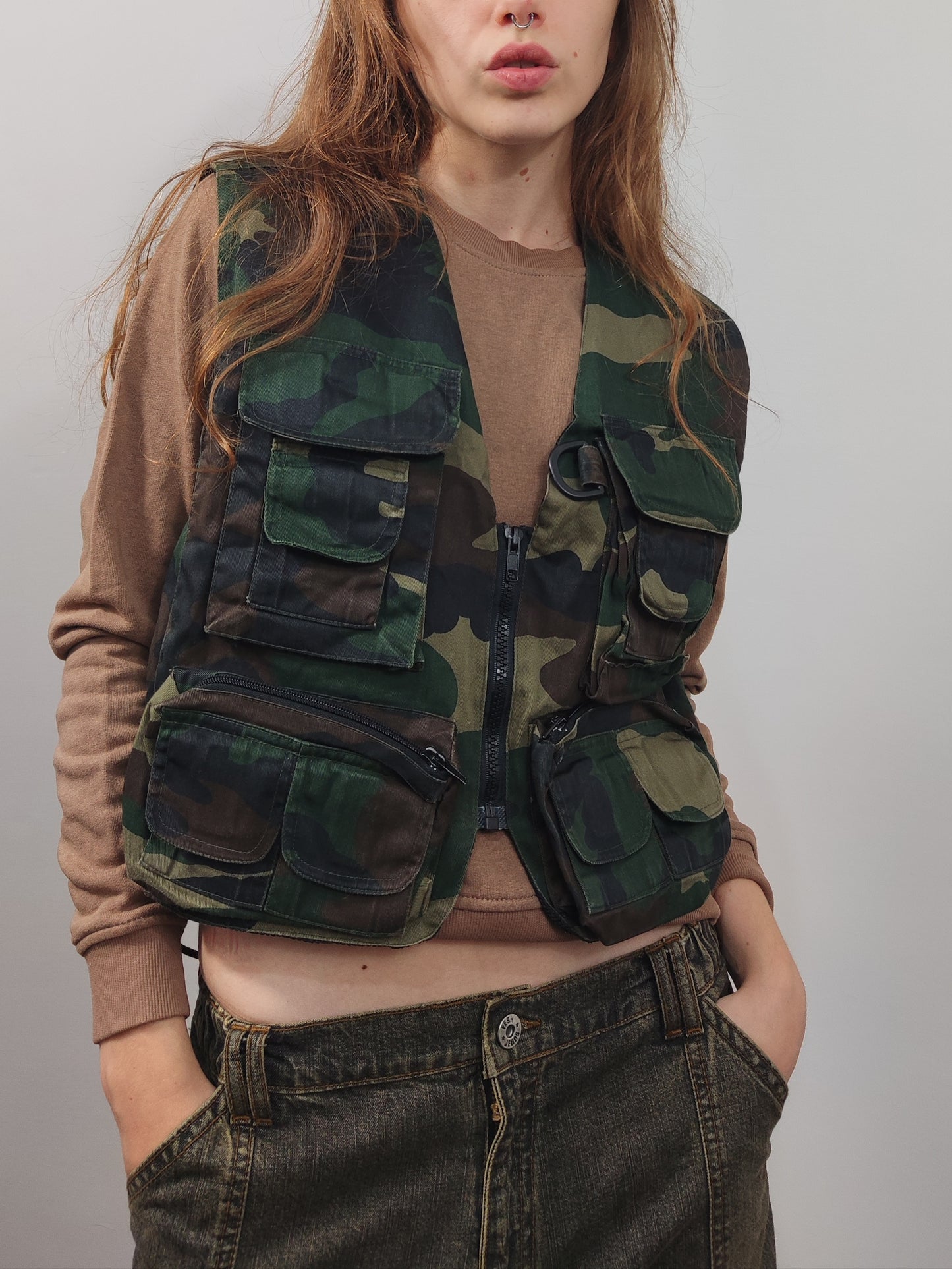 Camo Utility Vest, Cotton.