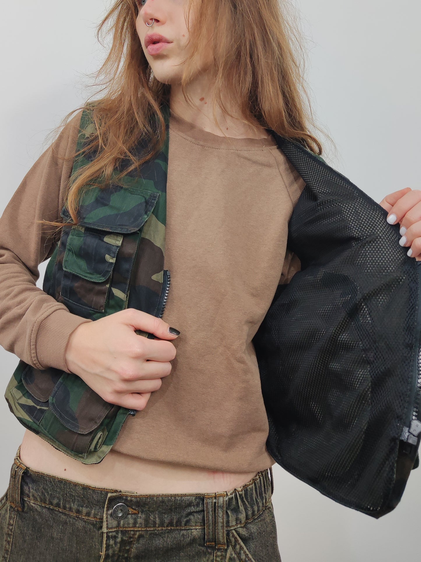 Camo Utility Vest, Cotton.