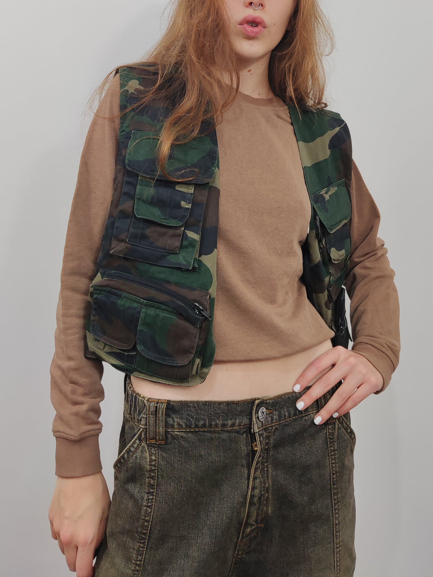 Camo Utility Vest, Cotton.